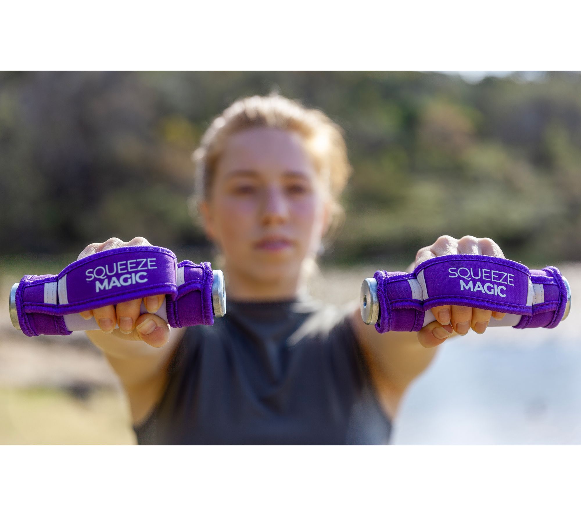 Summers Squeeze Magic Set of 2- 1LB Grip Strength Weights w/ bag