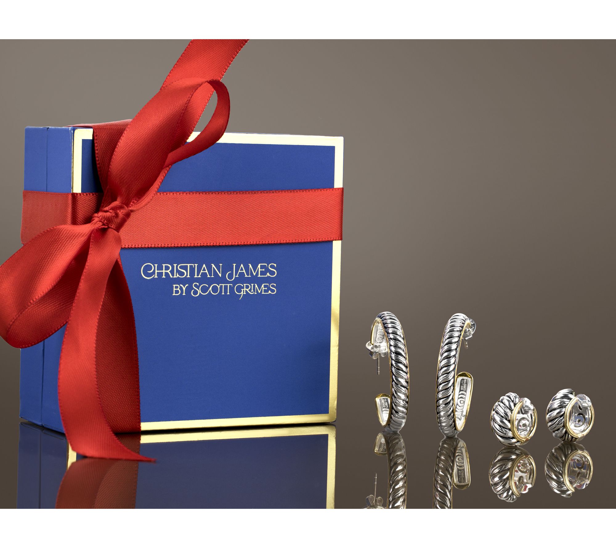 Christian James by Scott Grimes Sterl & 14KClad Two Tone 1-1/2