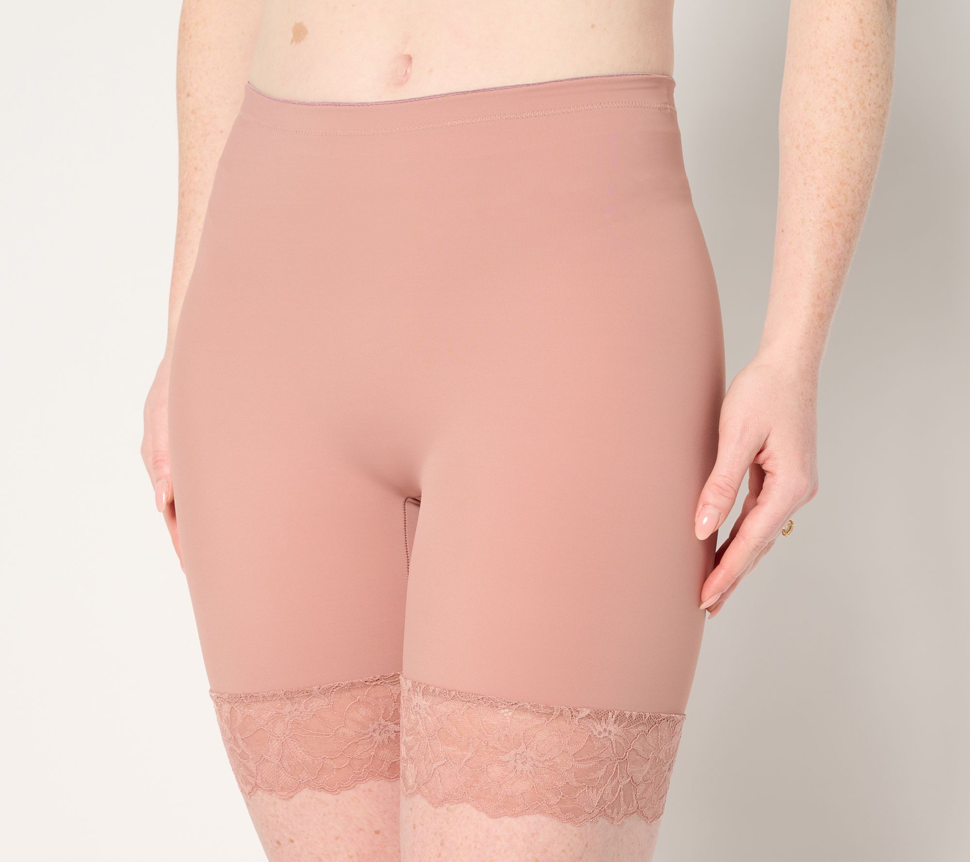 Breezies Slip Short with Lace Trim Set of 2