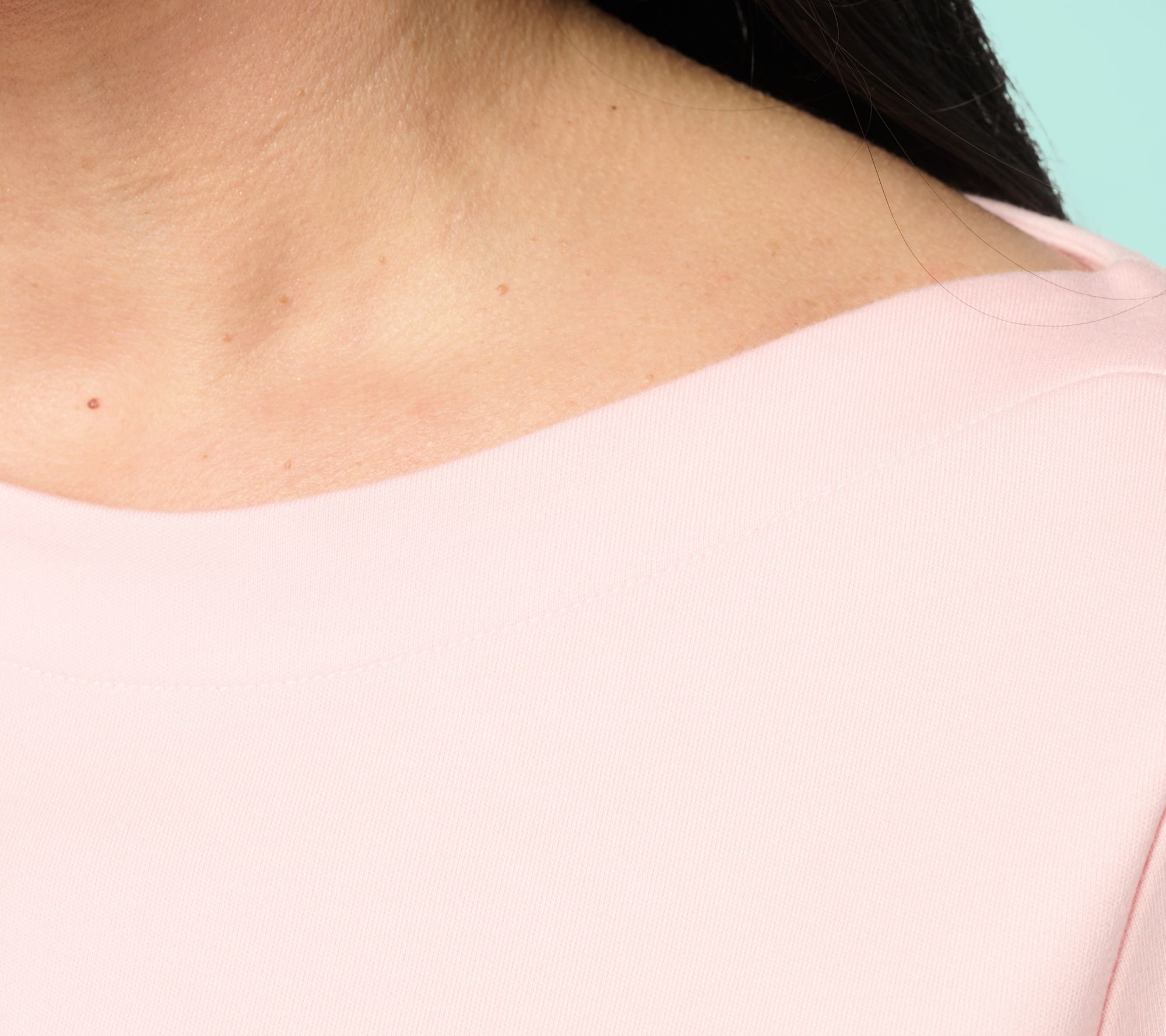 Martha Stewart Signature Bateau Neck 3/4 Sleeve Top