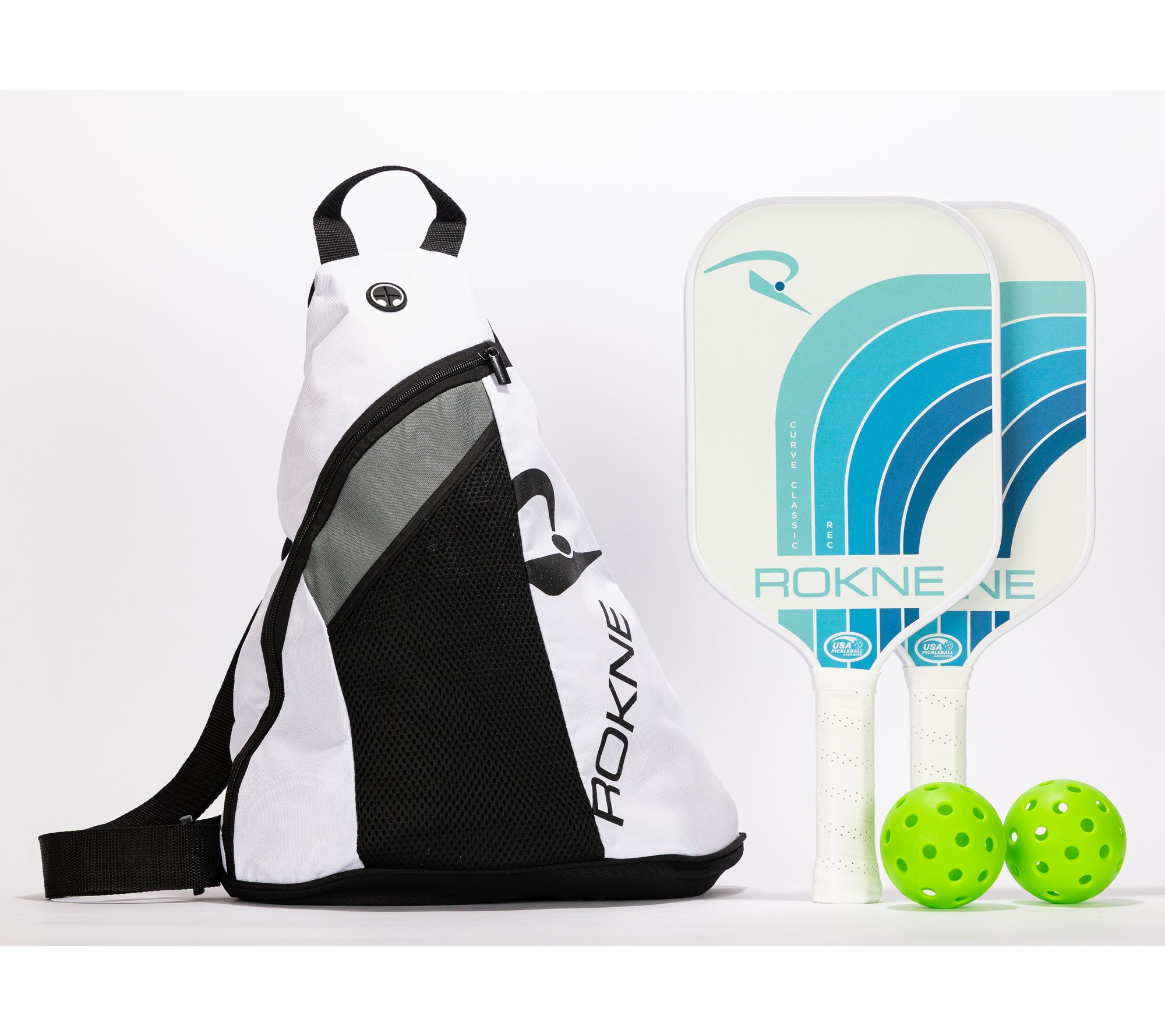 ROKNE Pickleball Curve Classic REC Paddle Set