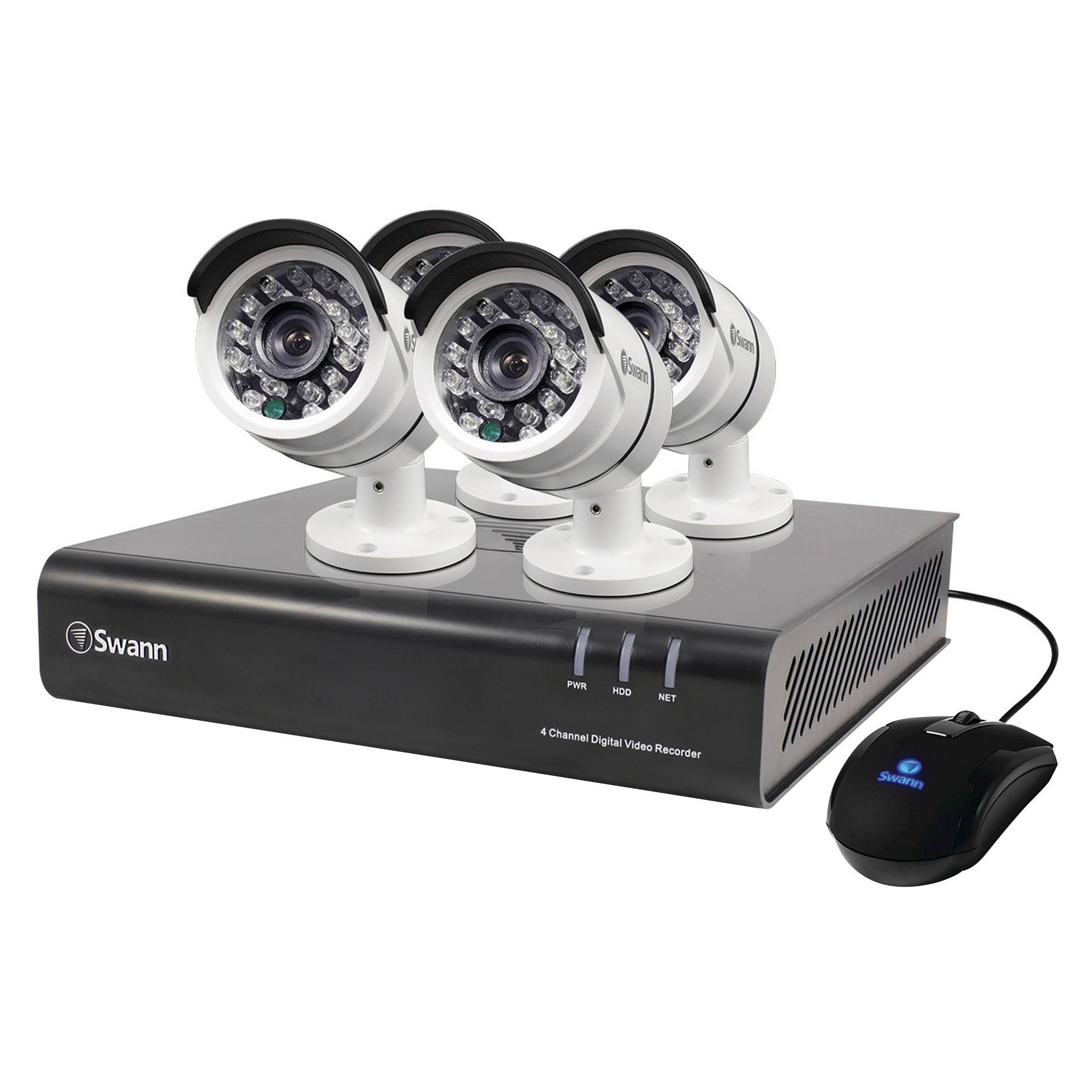 Swann SWDVK-445004-US 4-Channel 1080p DVR with 4 Pro-t855 Cameras