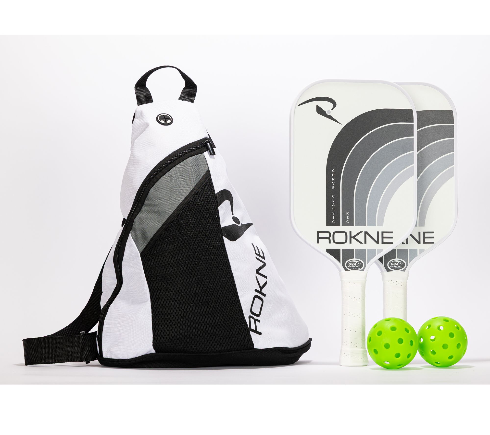 ROKNE Pickleball Curve Classic REC Paddle Set