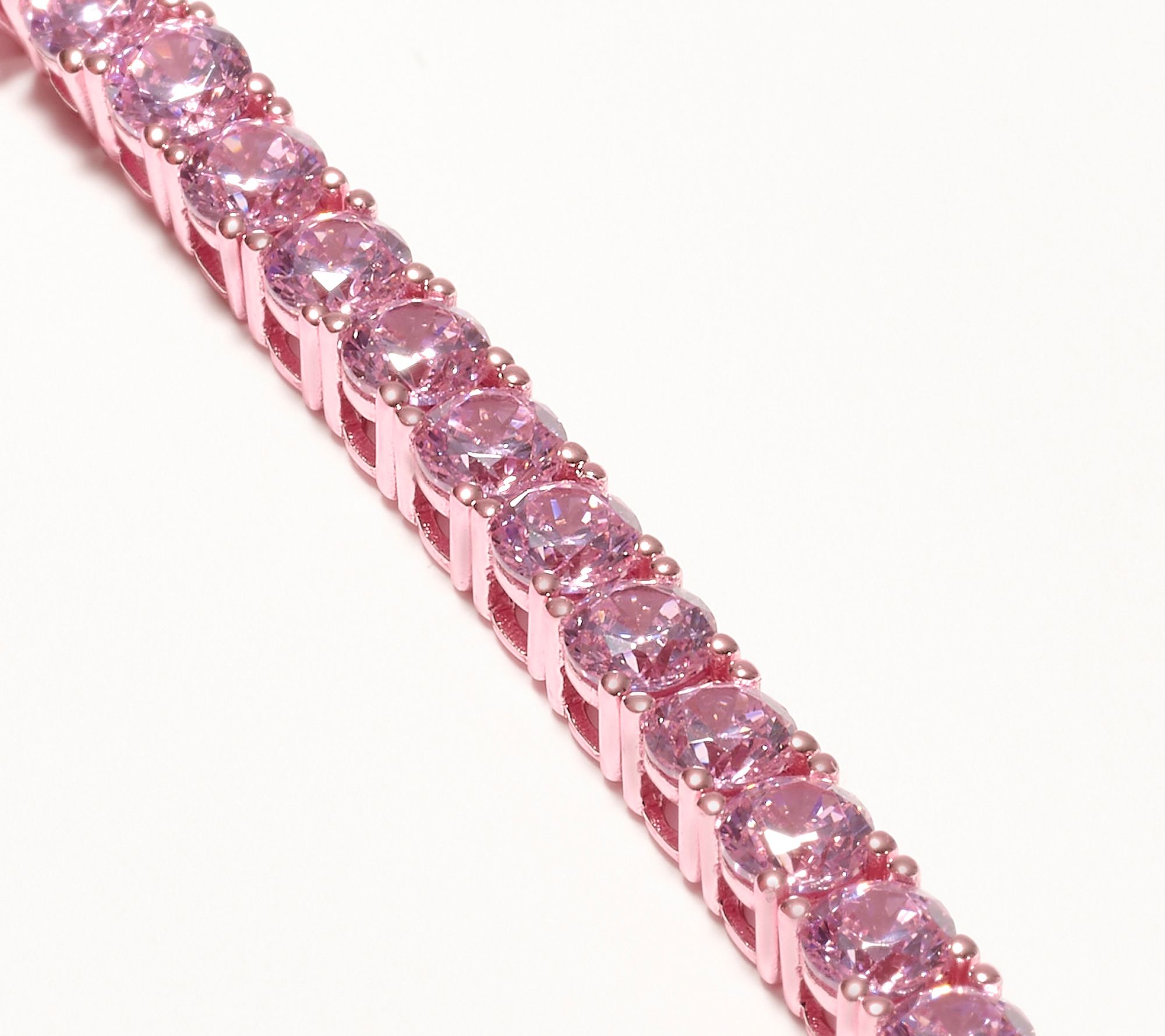 Diamonique x Jennifer Miller Colored Tennis Bracelet