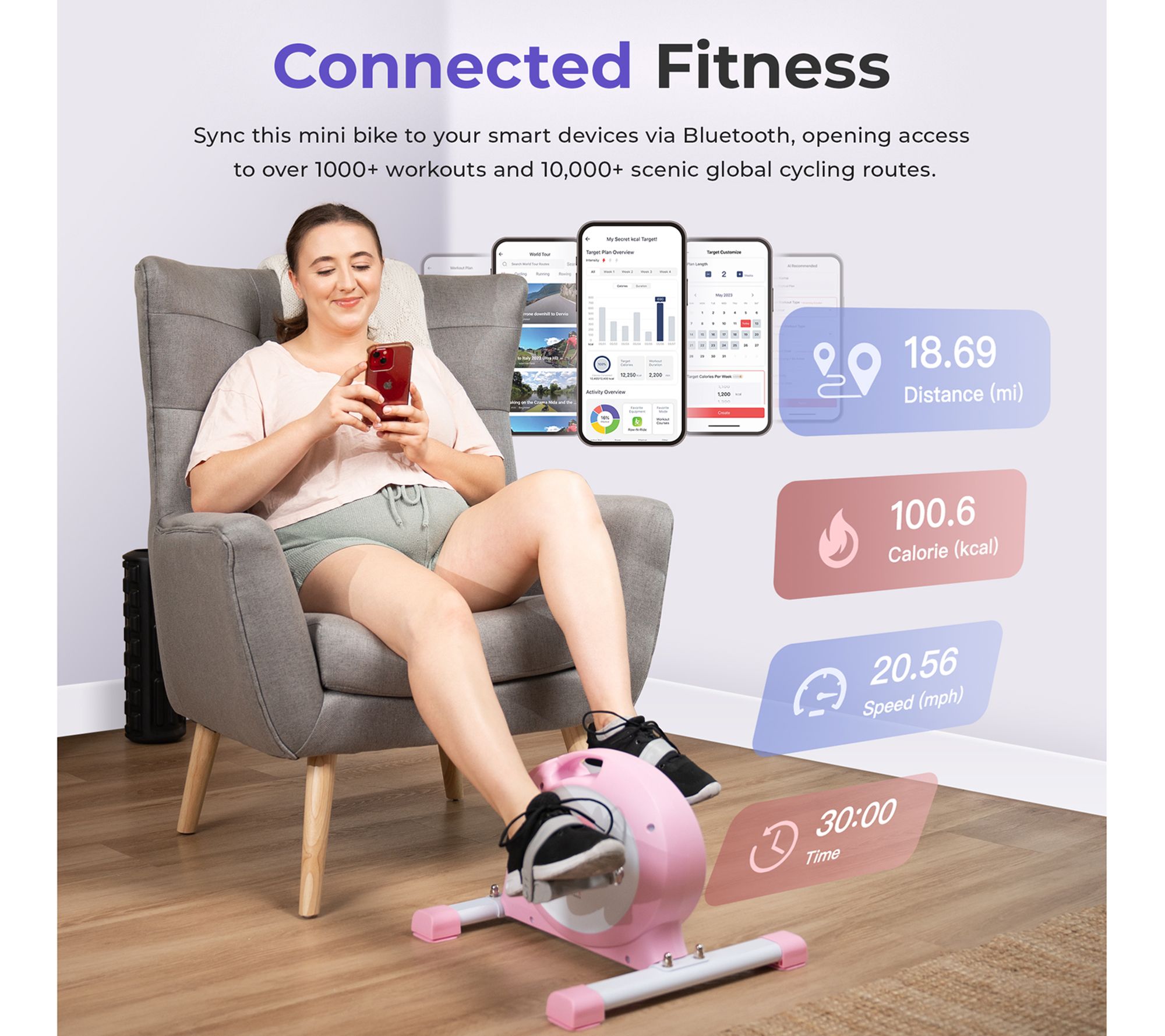 Sunny Under Desk Smart Mini Pedal