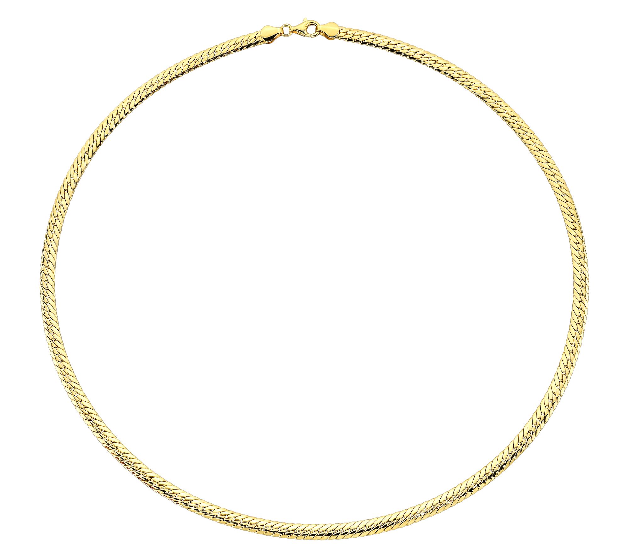 Adorna 14K Gold Cuban Snake Chain 20