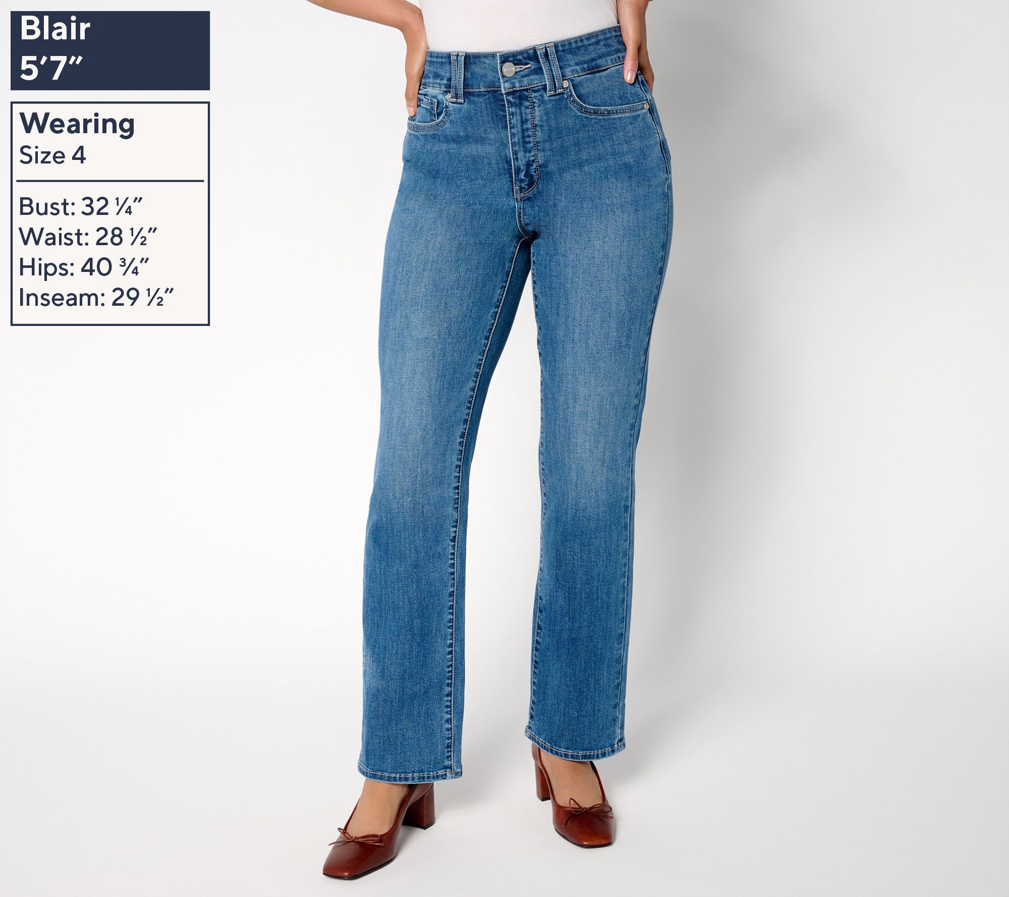 NYDJ Marilyn Petite Straight Leg Jean with Cool Embrace