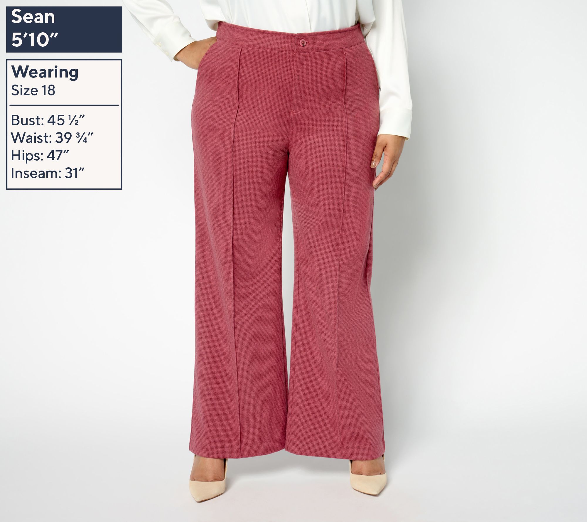 BEAUTIFUL by Lawrence Zarian Regular Tailored Knit Trouser
