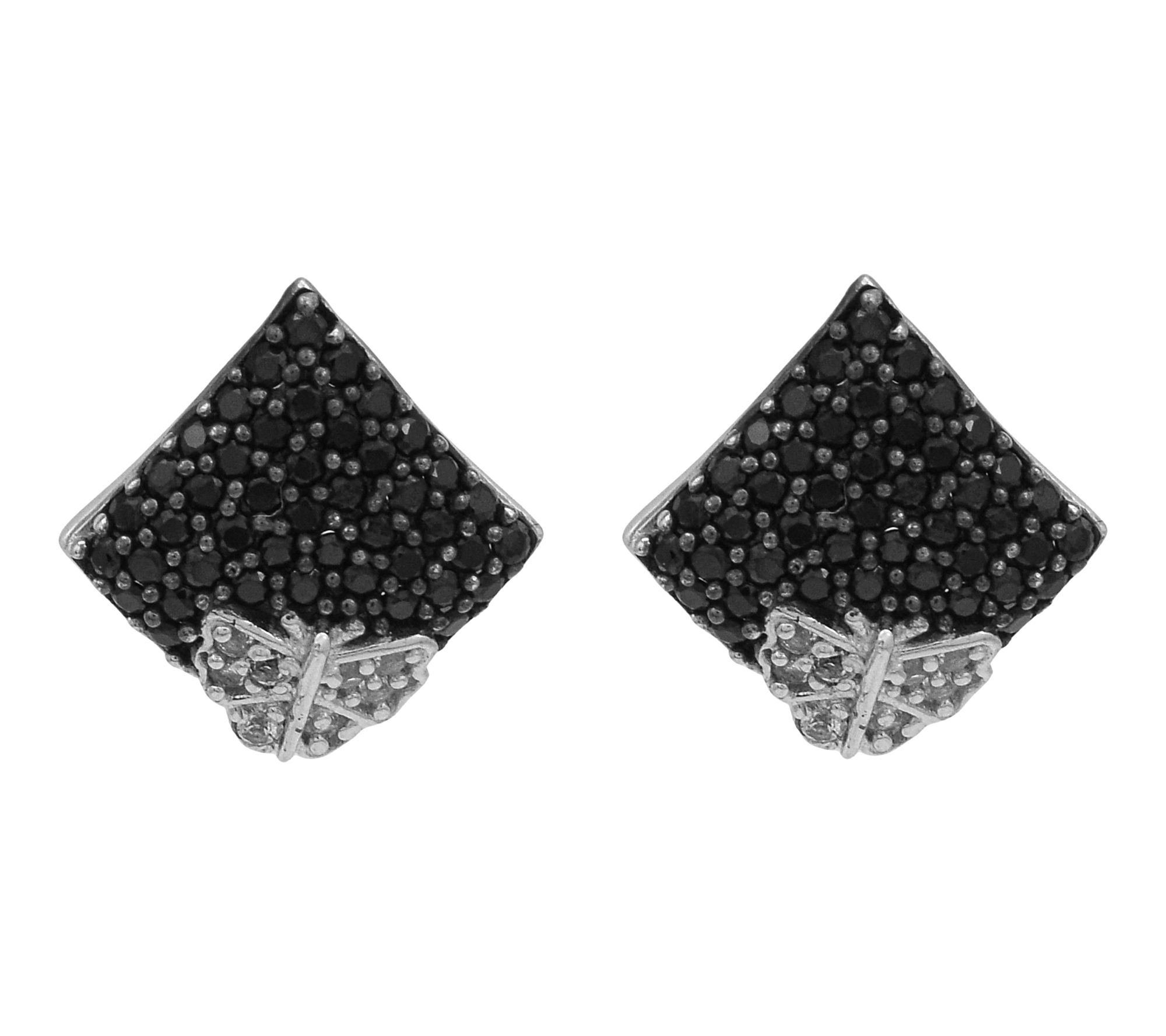 Affinity Gems Butterfly Zircon Stud Earrings, Sterling Silver