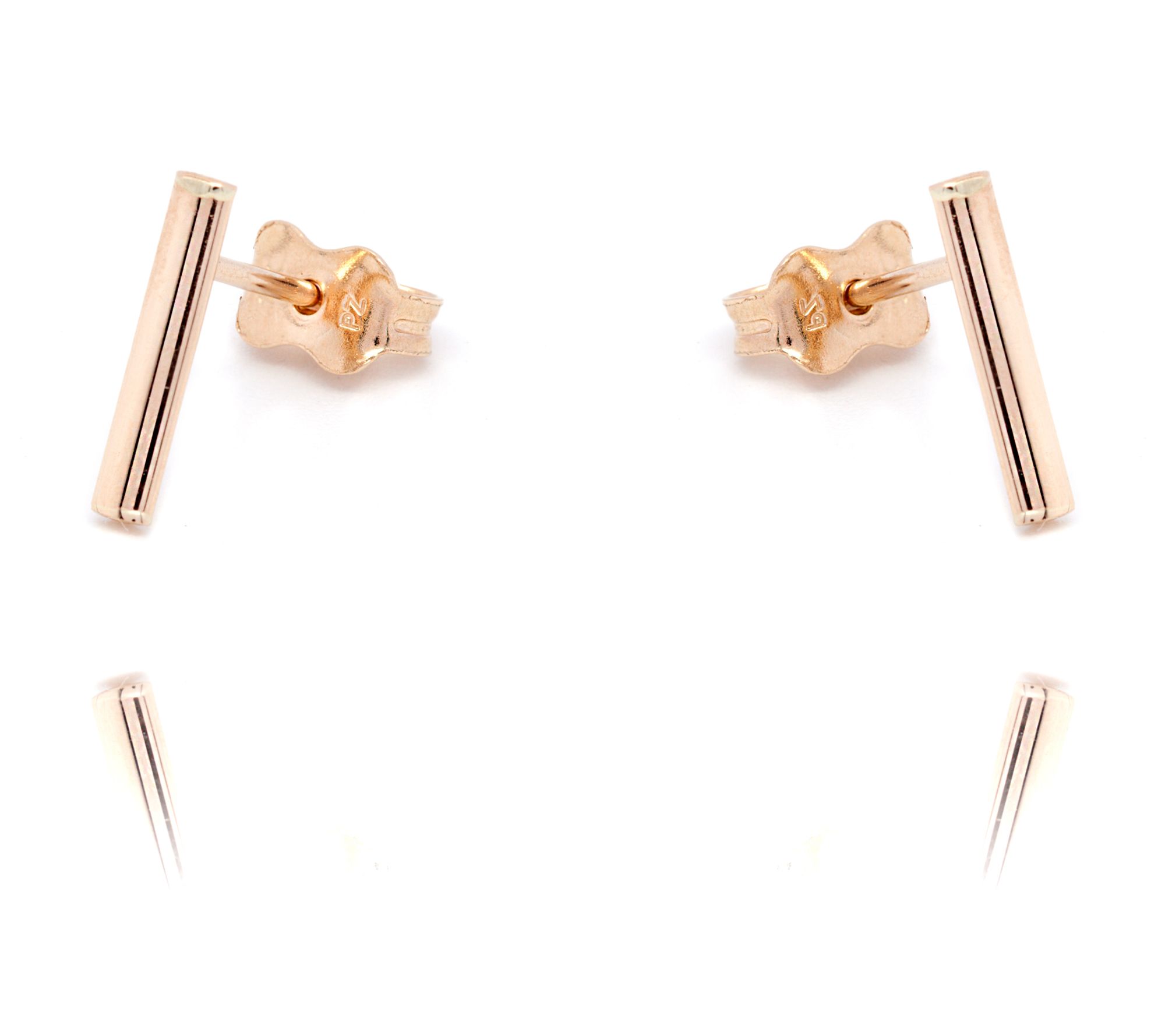 Adi Paz 14K Gold Bar Stud Earrings
