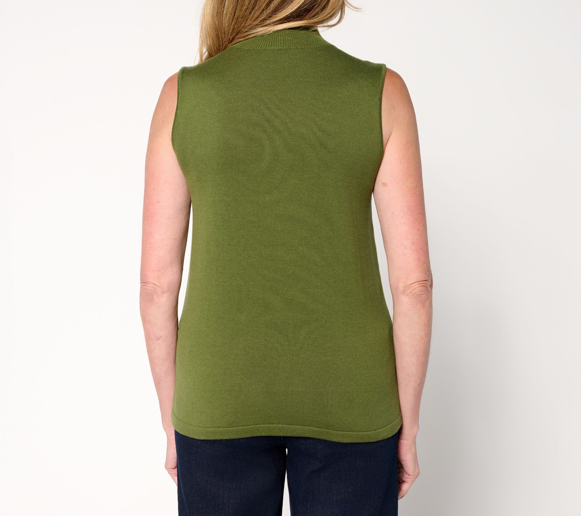 Joan Rivers Wardrobe Builders 2-Pack Mock Neck Sleeveless Swtr