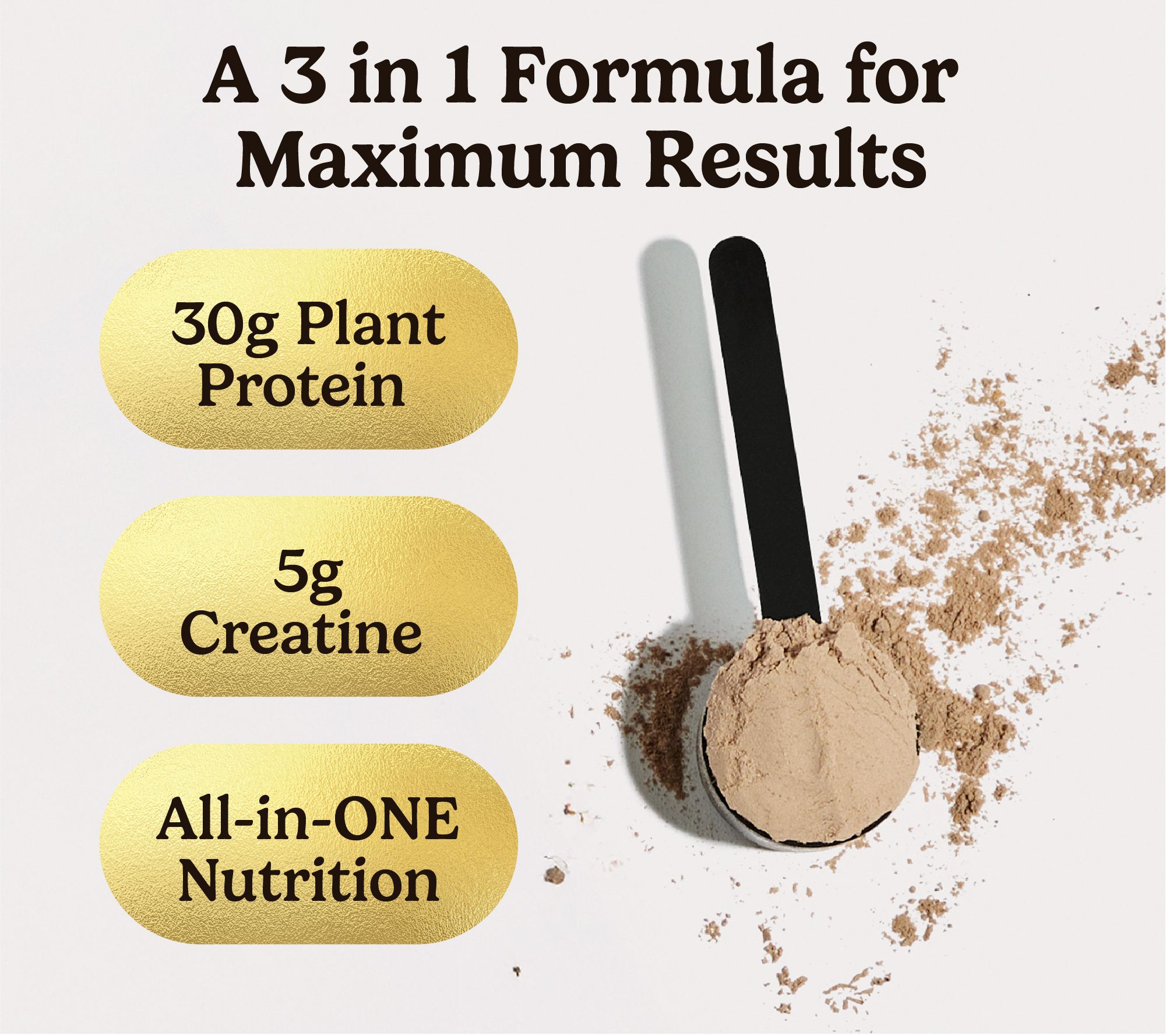 VitaHustle ONE Superfood Max 30g Protein & 5g Creatine 15 Servings