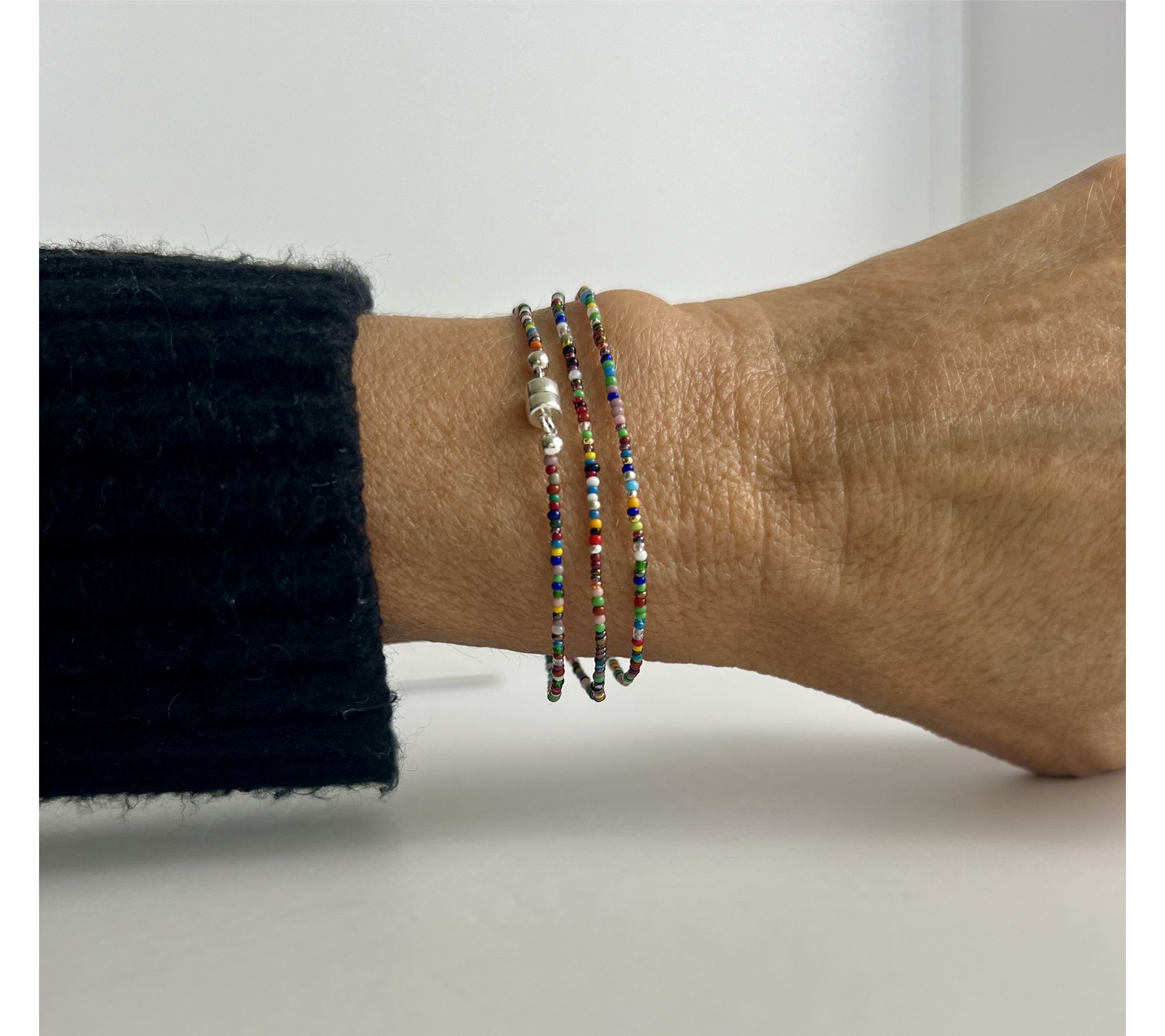 MaeMarie Wraps Misfit Wrap Bracelet, Sterling