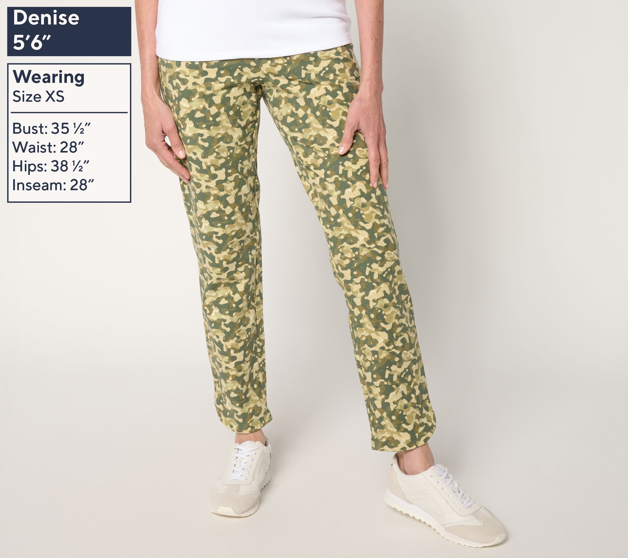 Denim & Co. Active Regular Duo Stretch Slim Leg Ankle Pant