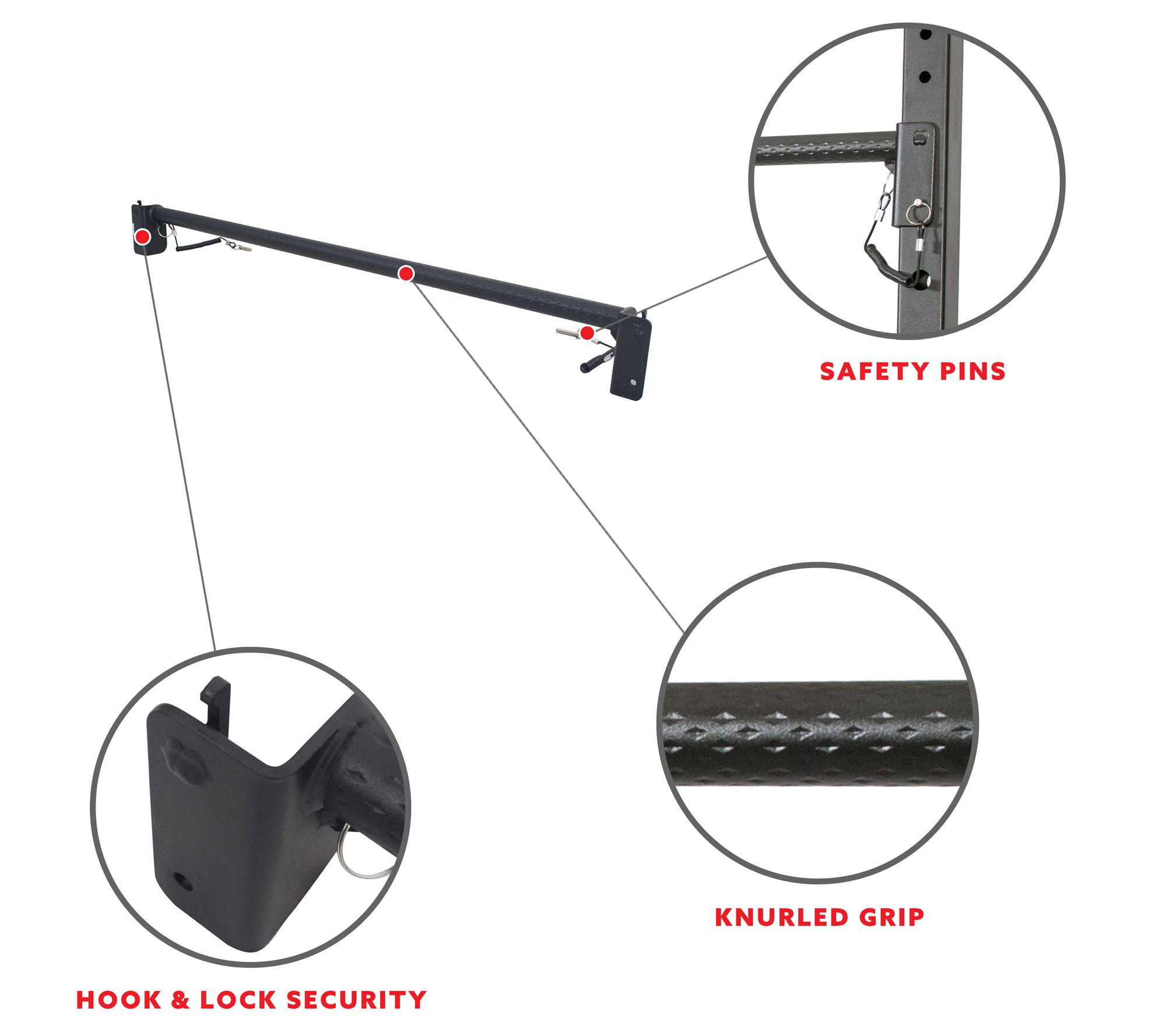 Sunny Health & Fitness Pull Up Bar Attachment -SF-XFA001