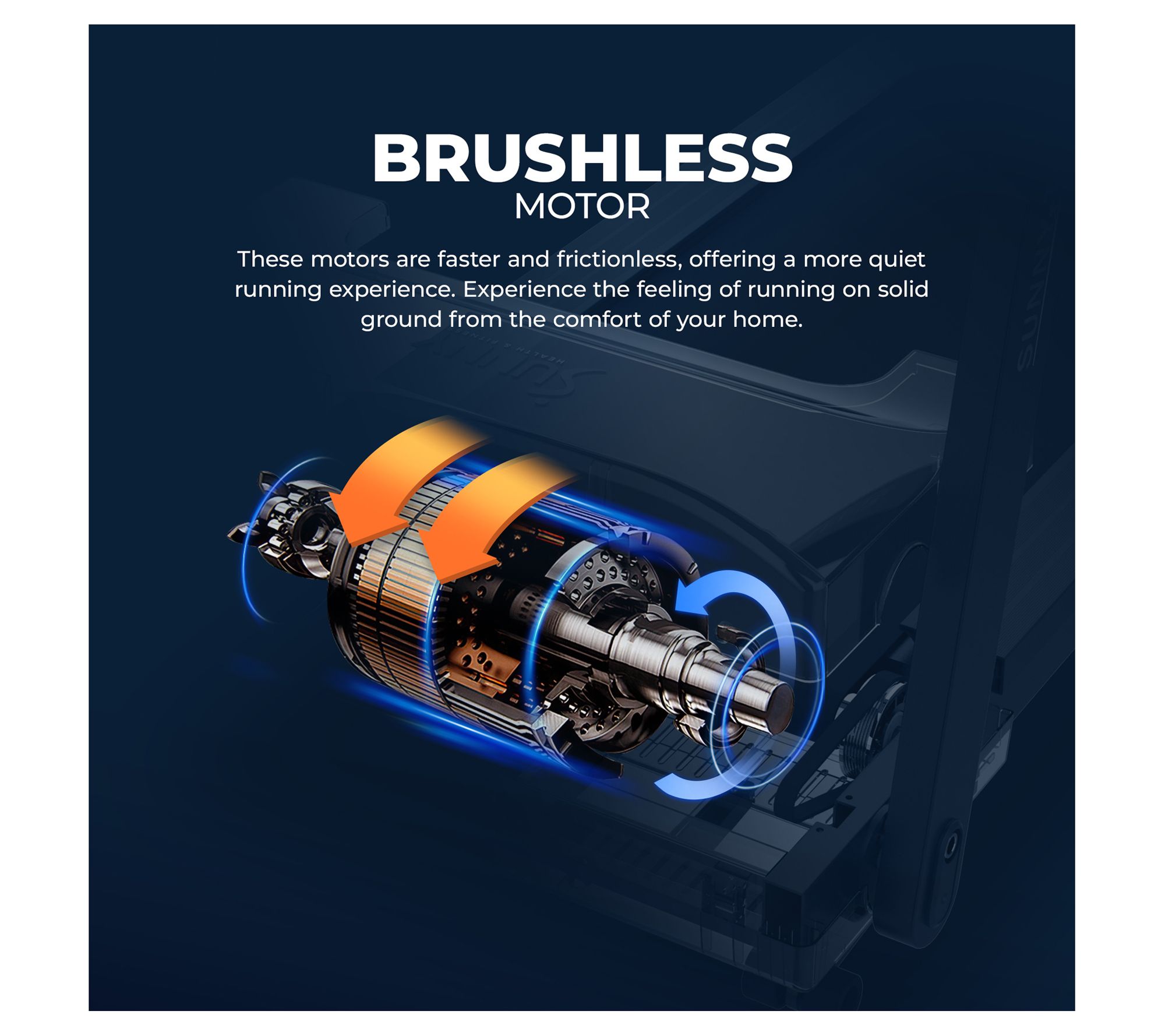 Sunny Health Fitness Astra Smart Brushless Treadmill