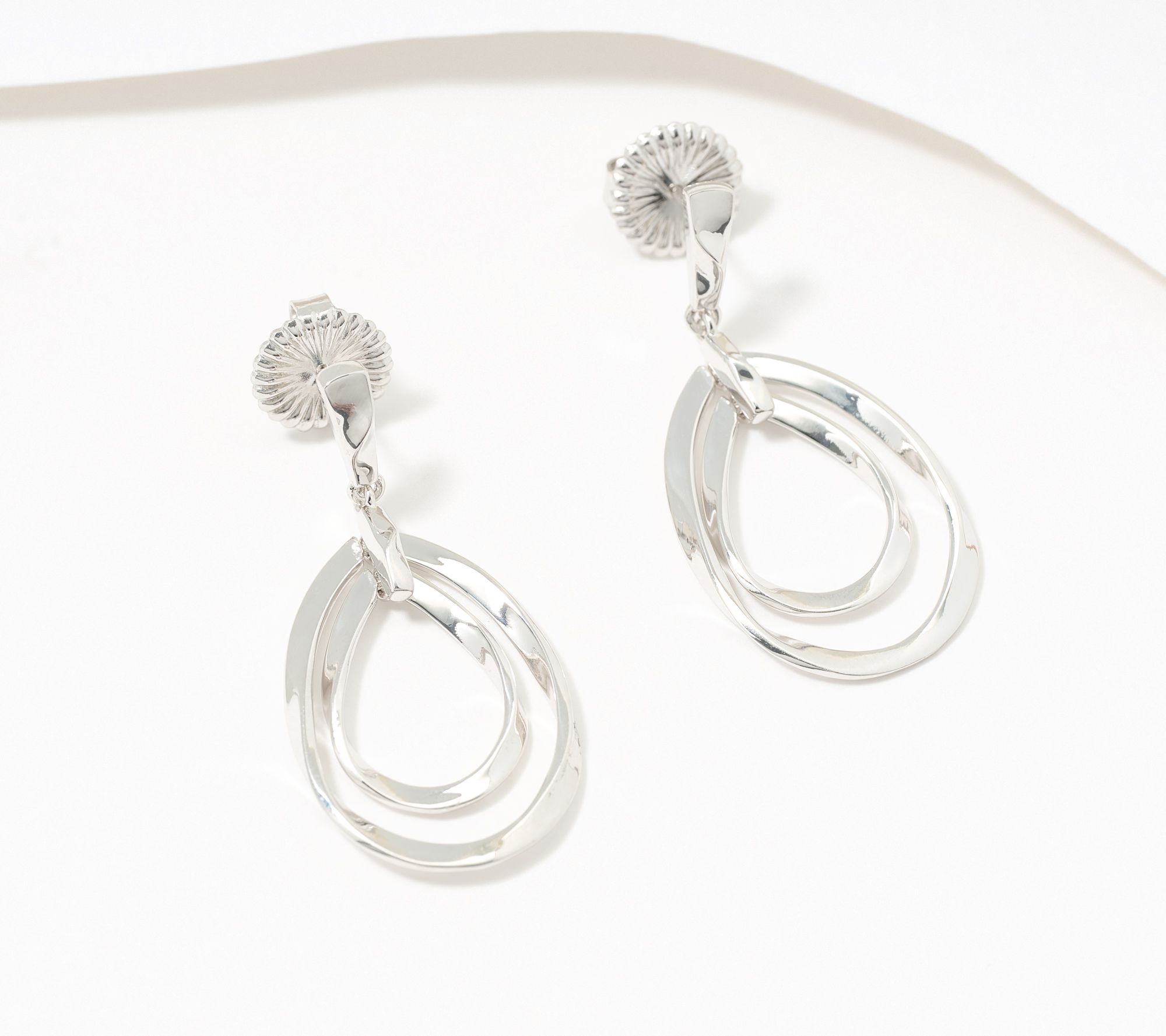 Christian James by Scott Grimes Sterling Silver Double Ripple Earrings