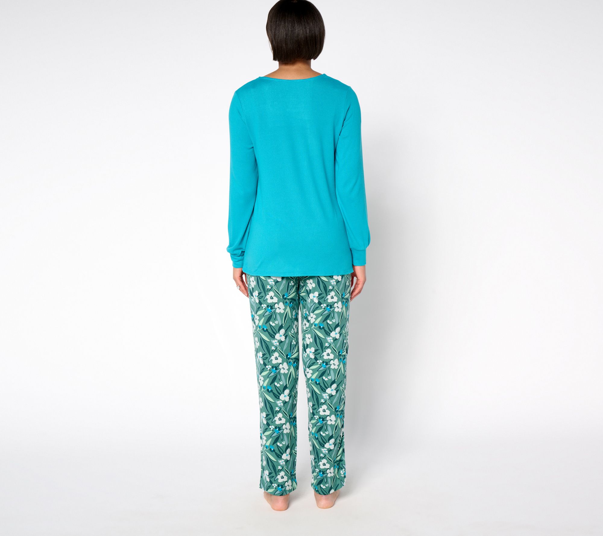 Stan Herman Brushed Sweater Knit Pajama Set