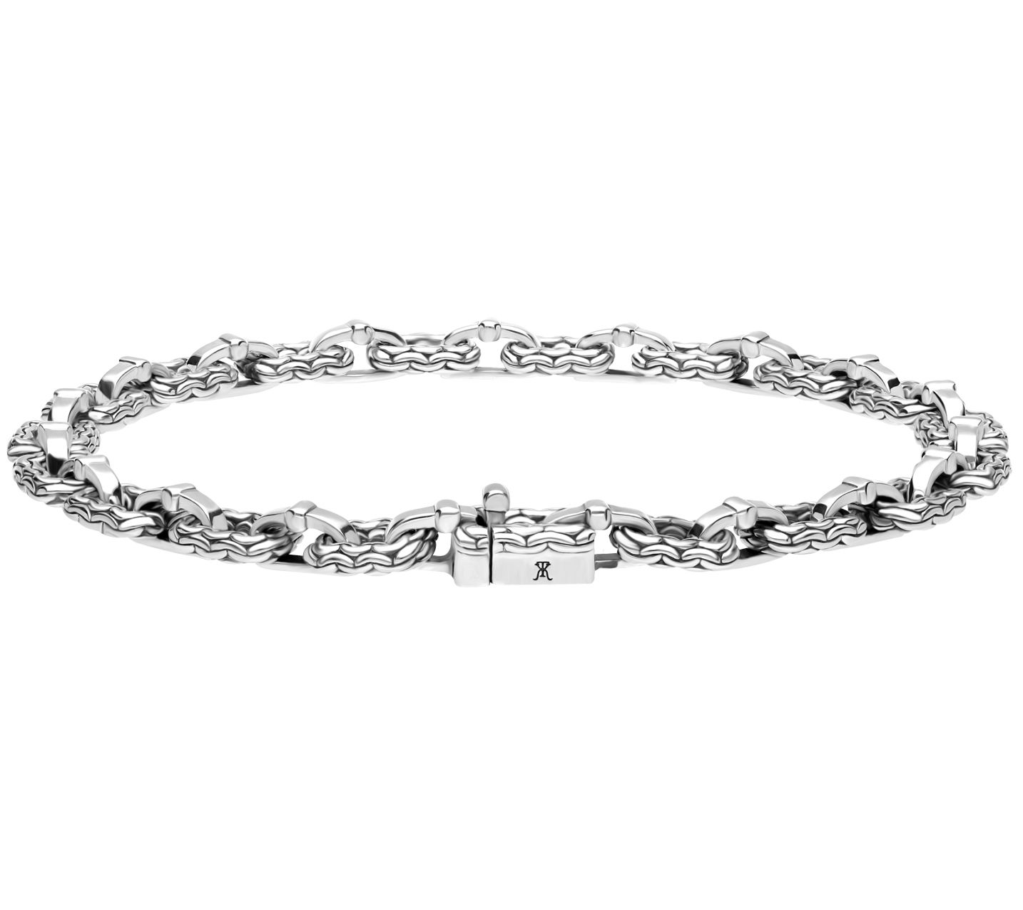 Tiffany Kay Sterling Silver Purl Knit Mini Link Bracelet