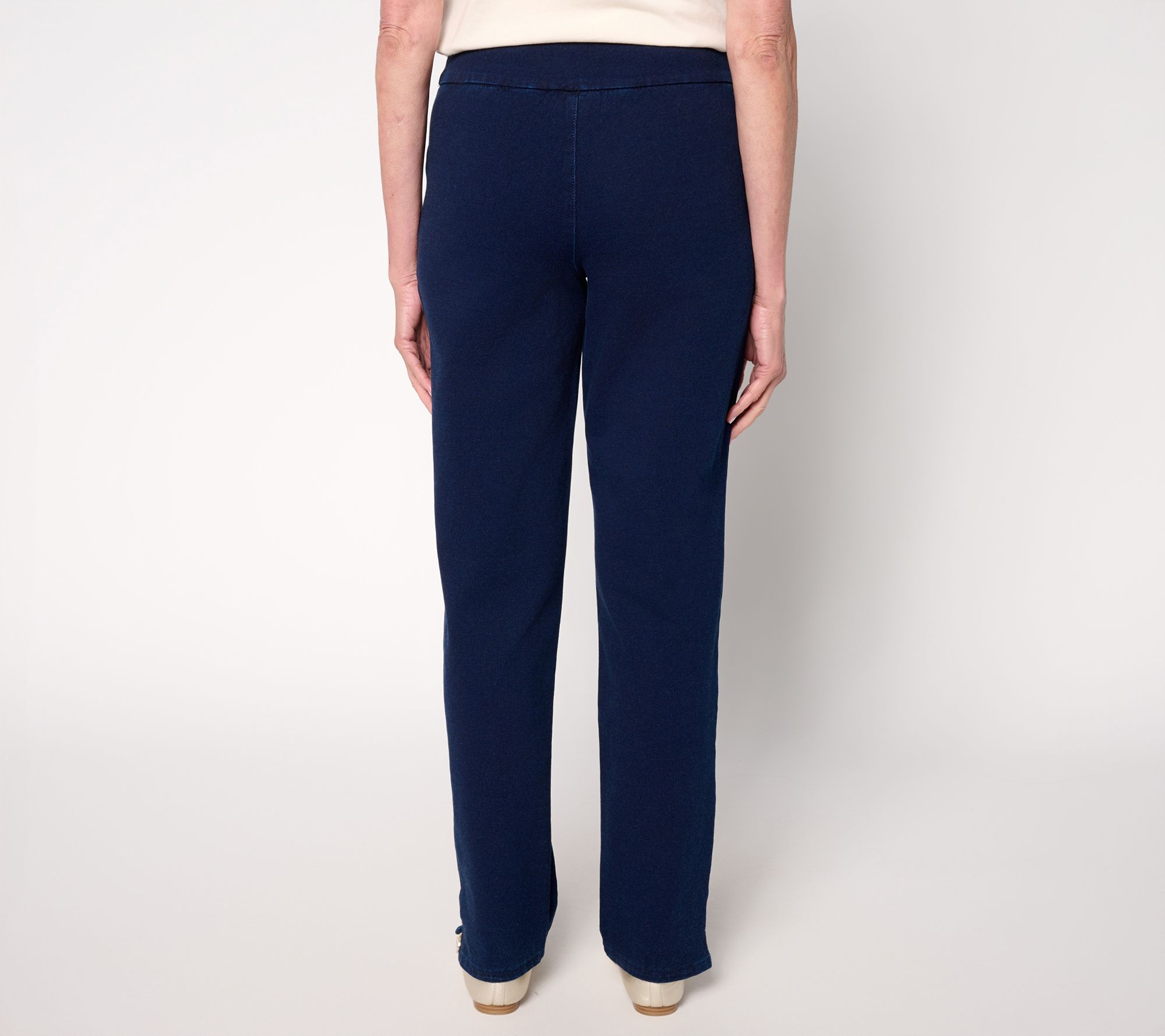 Quacker Factory DreamJeannes Regular All A Buzz Straight Leg Pants