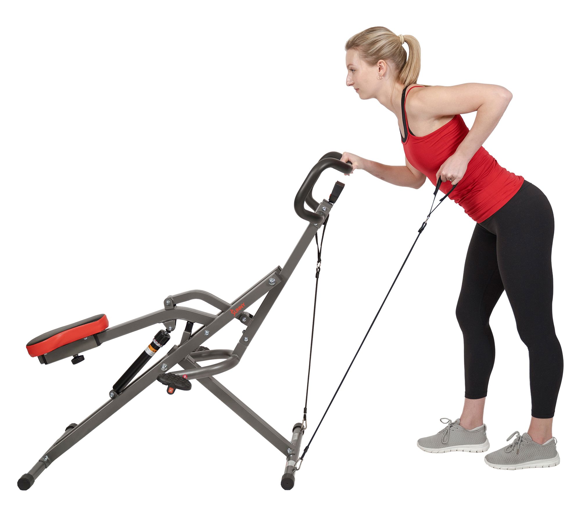 Sunny Health Fitness Row-N-Ride PRO Squat Assist - SF-A020052