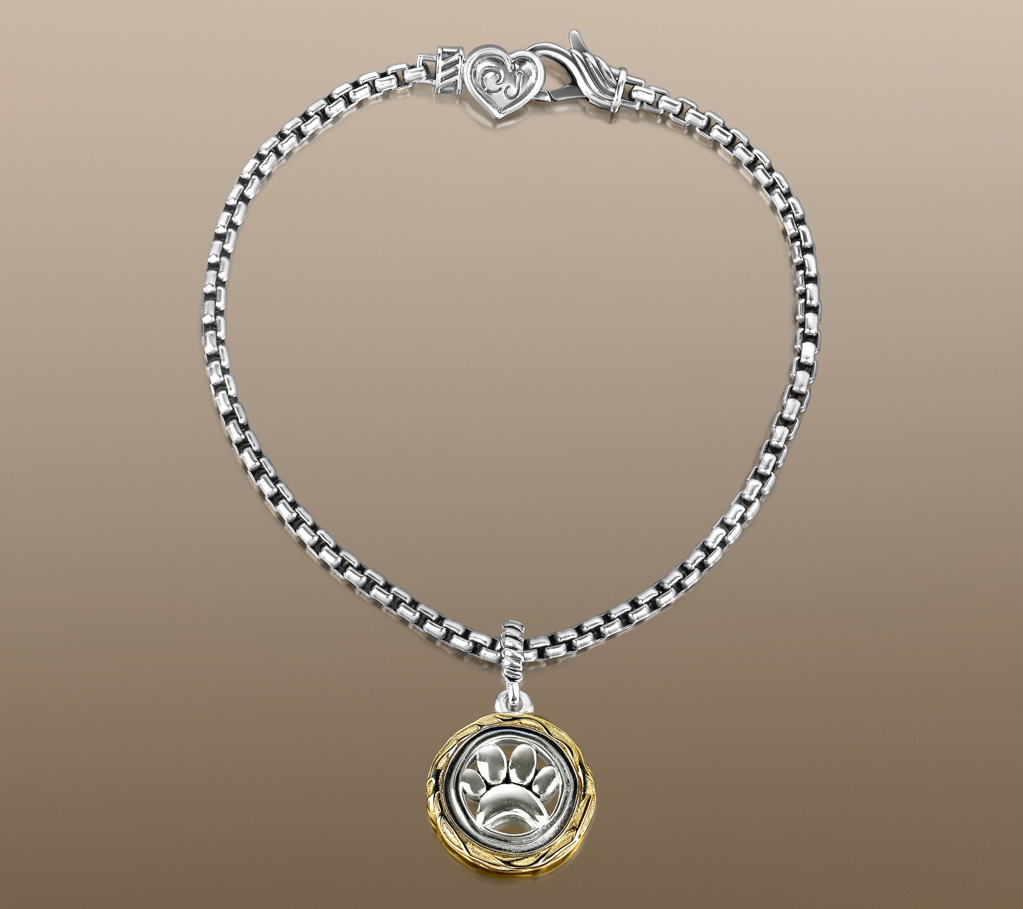 Christian James by Scott Grimes Two-Tone CharmBracelet