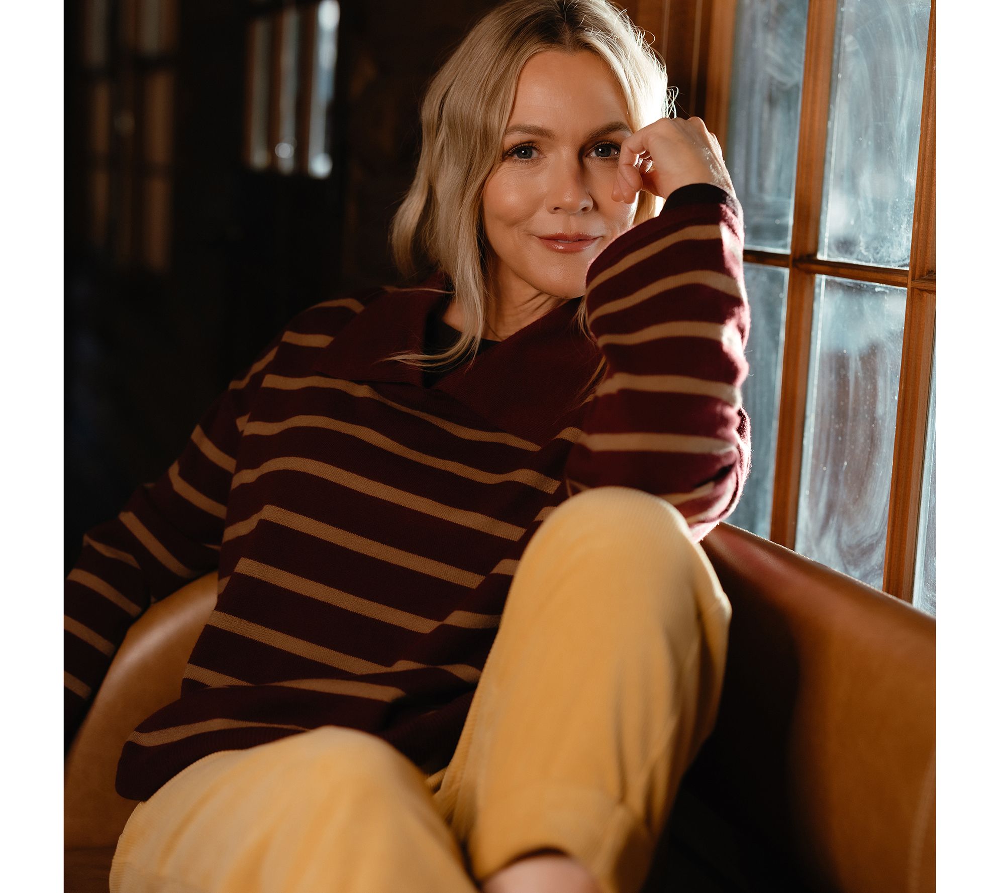 Me by Jennie Garth Miles Hi-Low Sweater