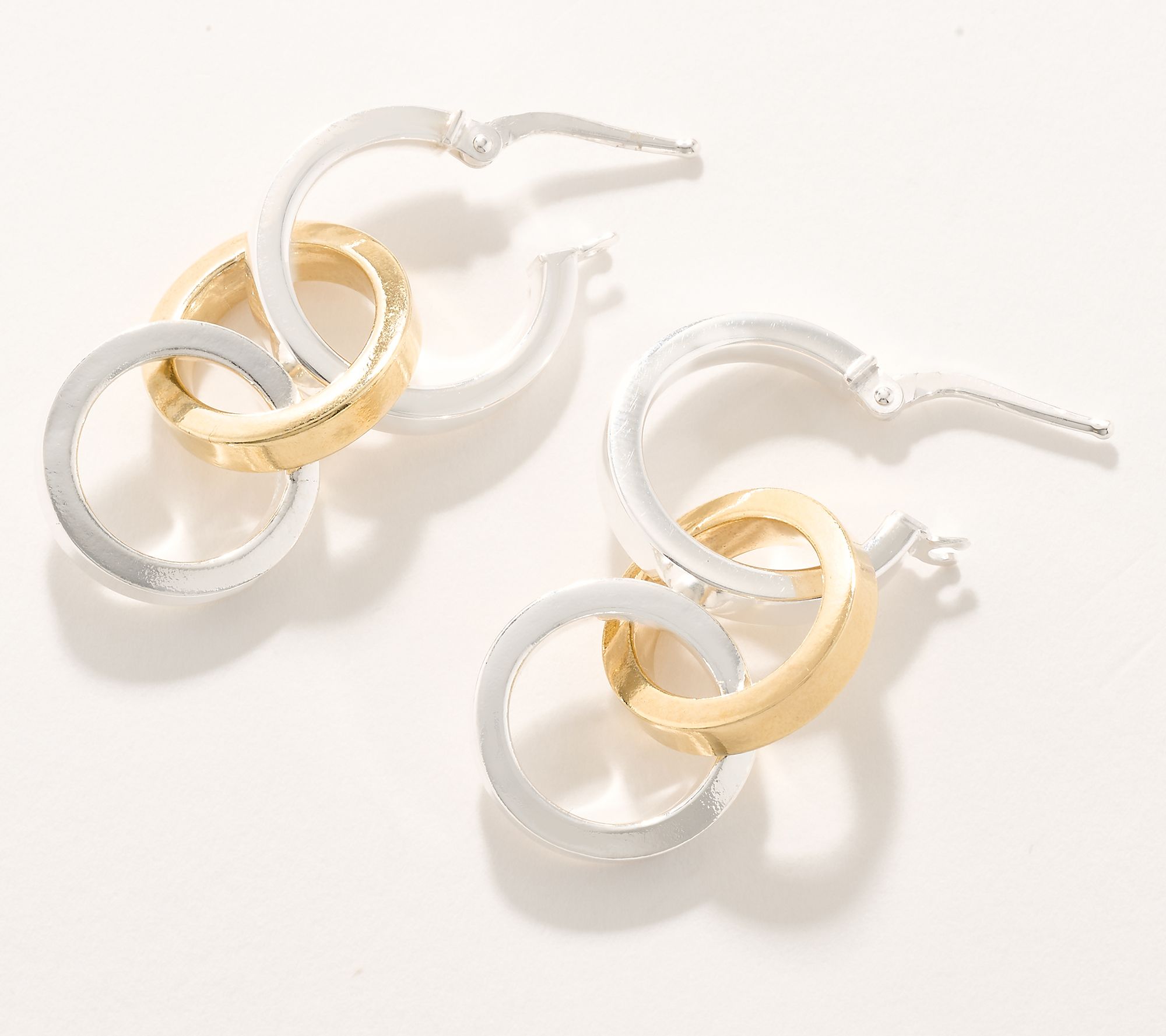 UltraFine 950 Silver Convertible Drop Earrings