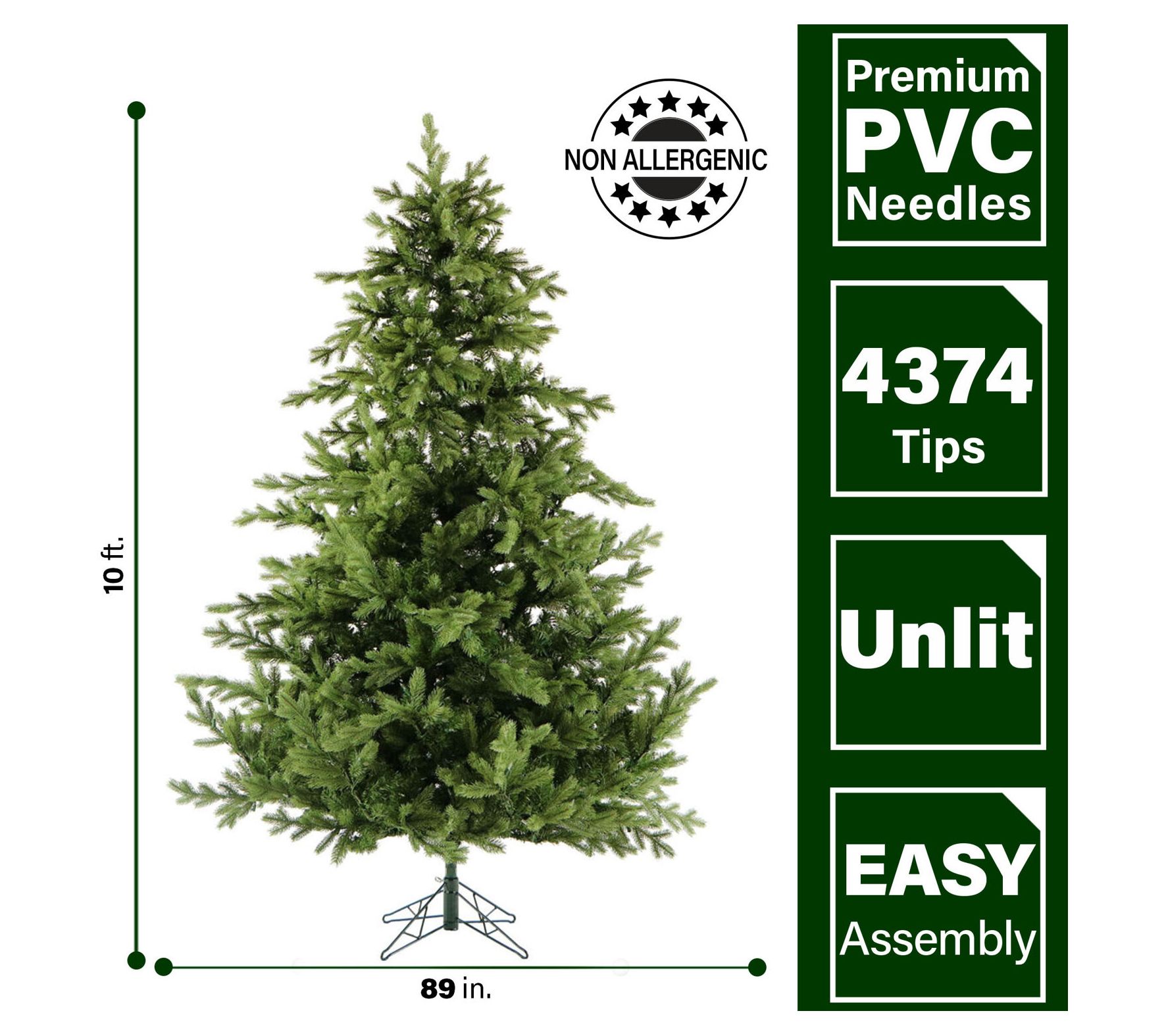 Fraser Hill Farm 10 Ft. Foxtail Pine ChristmasTree