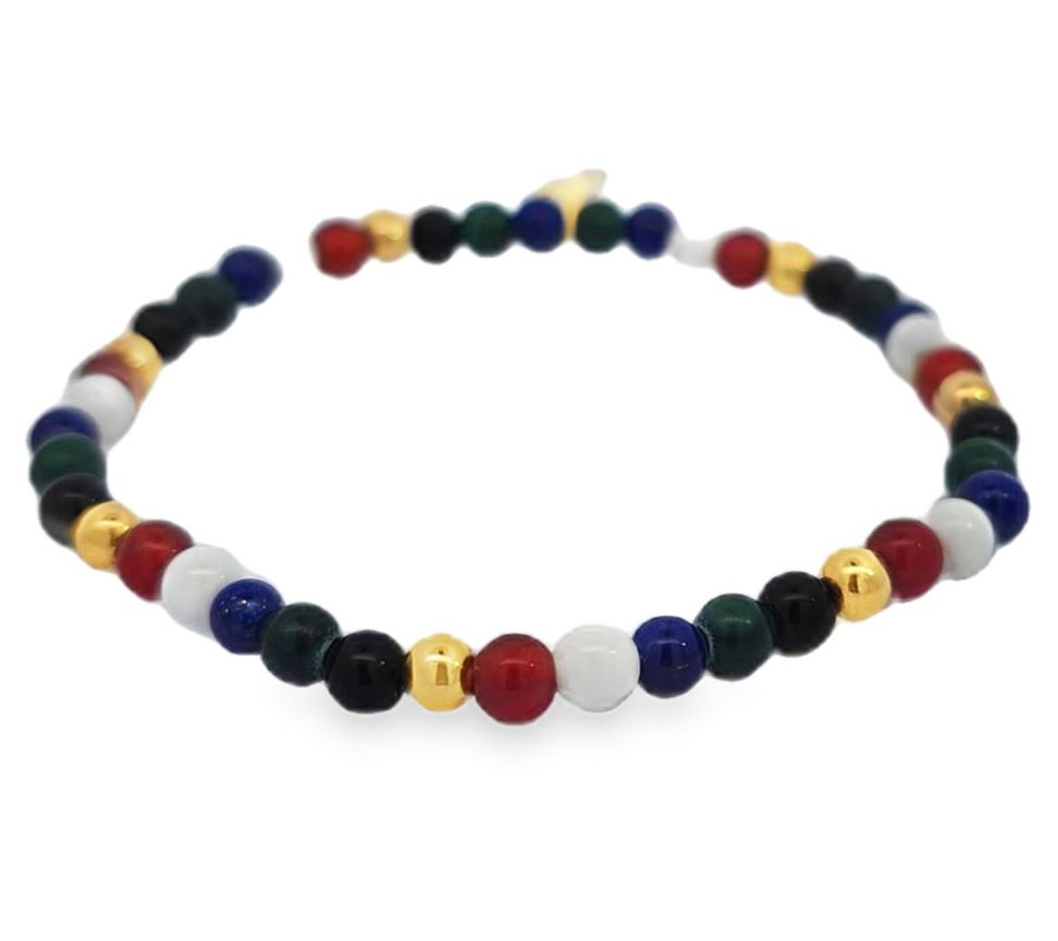 Elyse Ryan 14K Clad Multi-Gemstone Bead ColleenBracelet