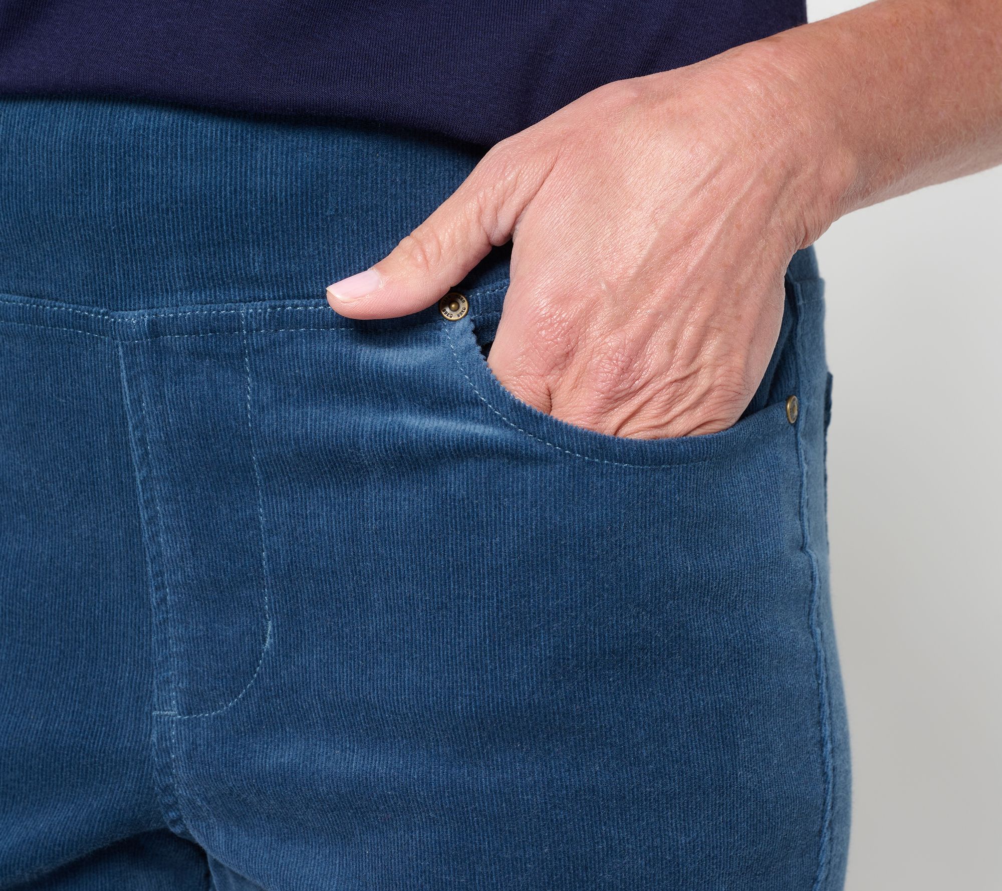 Belle by Kim Gravel Regular TripleLuxe Corduroy Boot Cut Pant