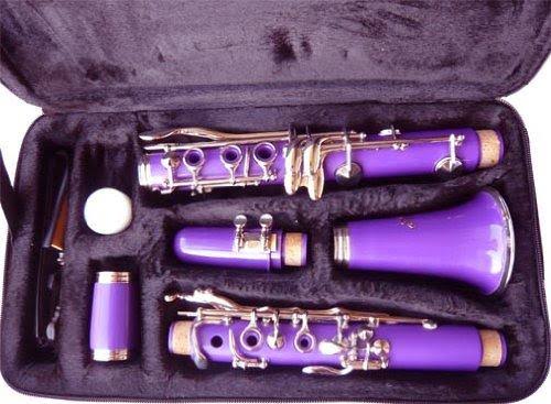 Purple Bb Concert Band Clarinet Quality