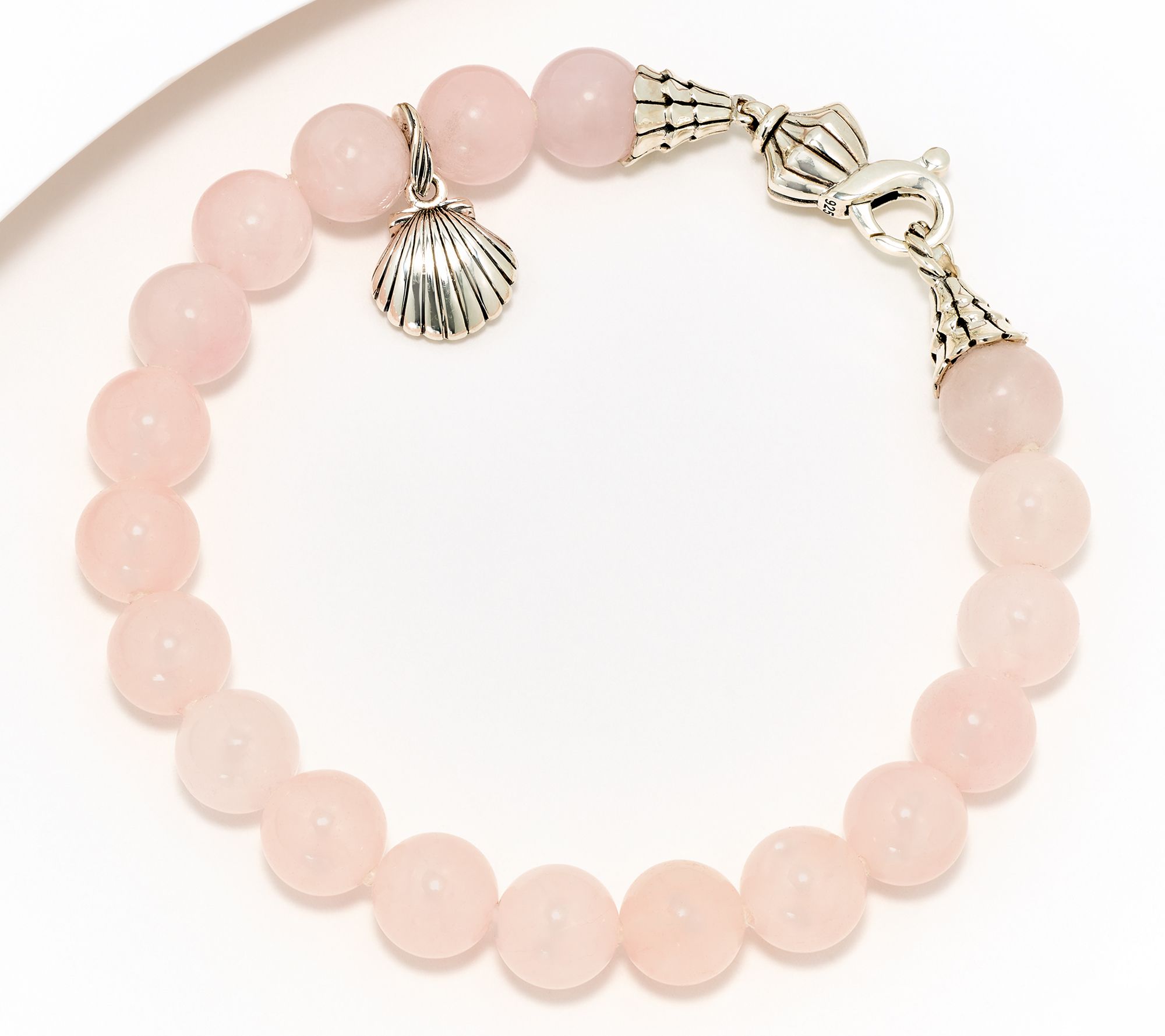 Third Person Sterling Silver Sea & Soul Gemstone Bead Bracelet