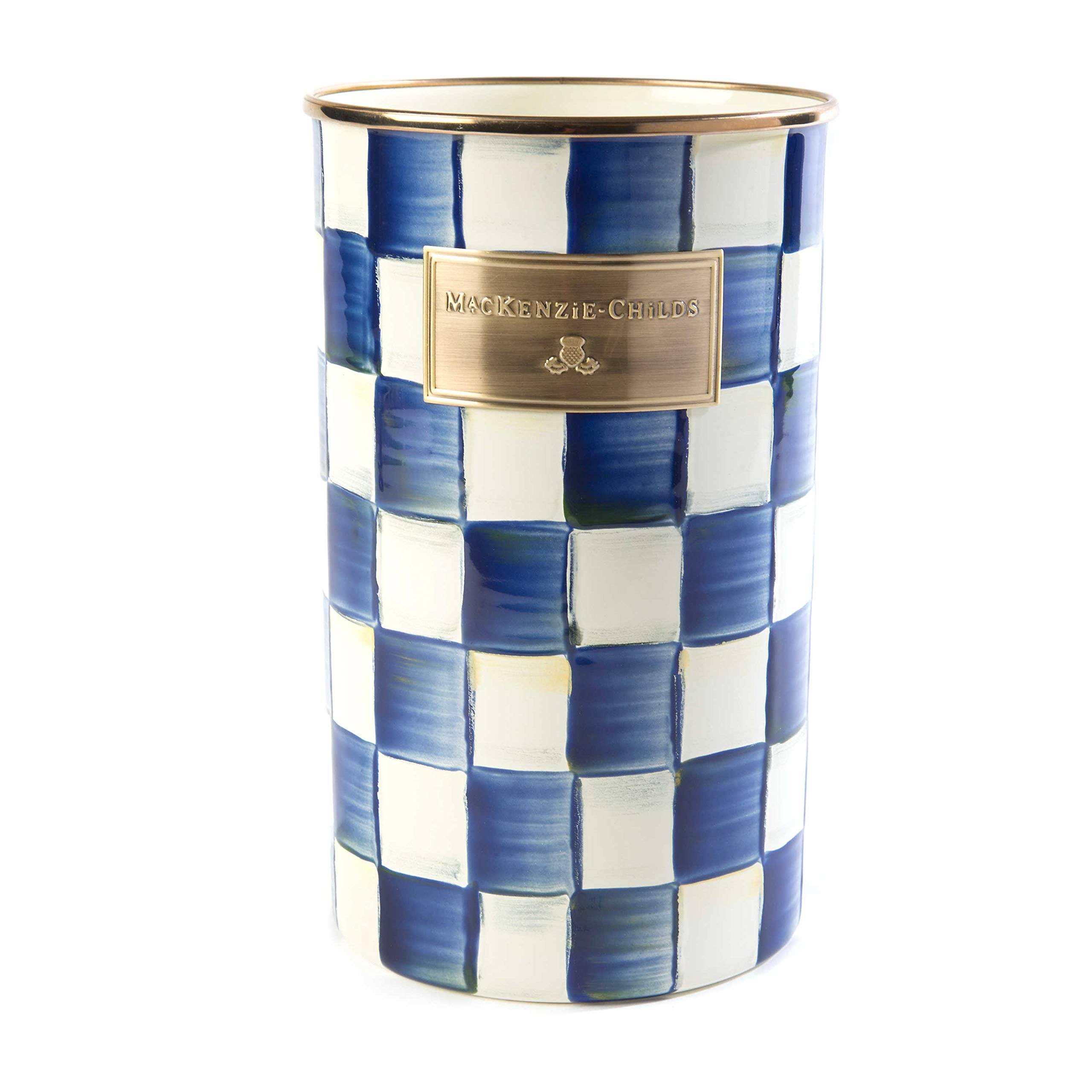 MacKenzie-Childs Royal Check Utensil Holder