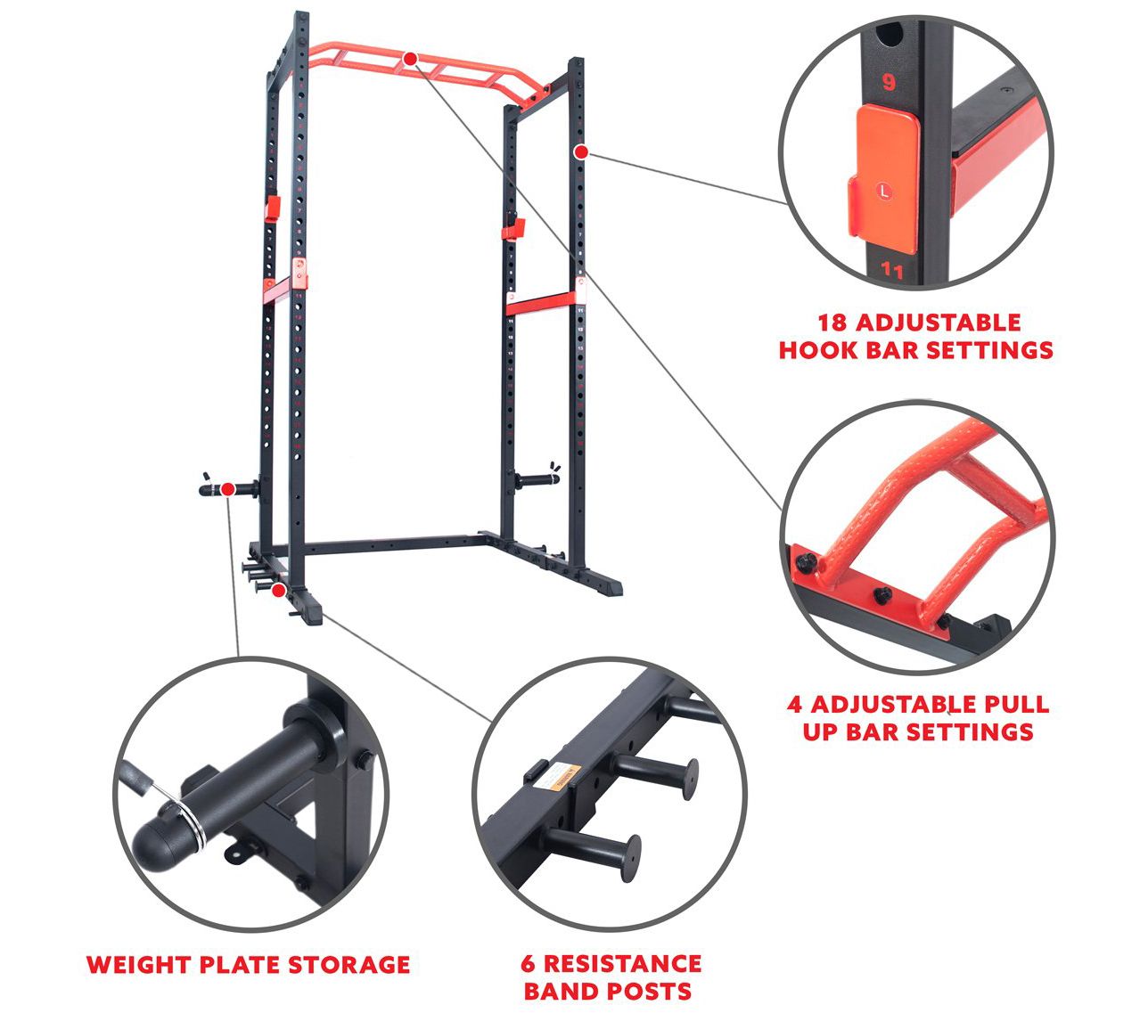 Sunny Health & Fitness Power Zone Strength RackSF-XF9925