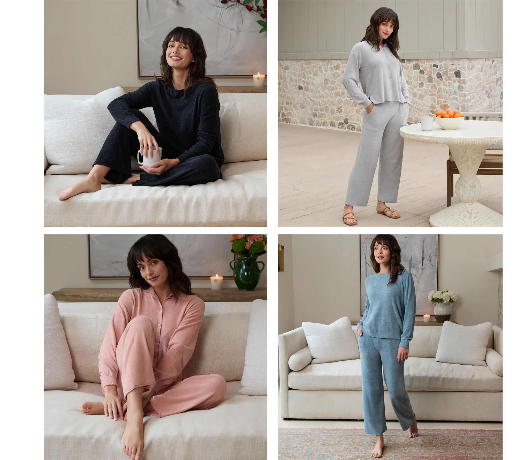 Barefoot Dreams Petite CozyChic Ultra Lite Rolled Edge Ankle Pant