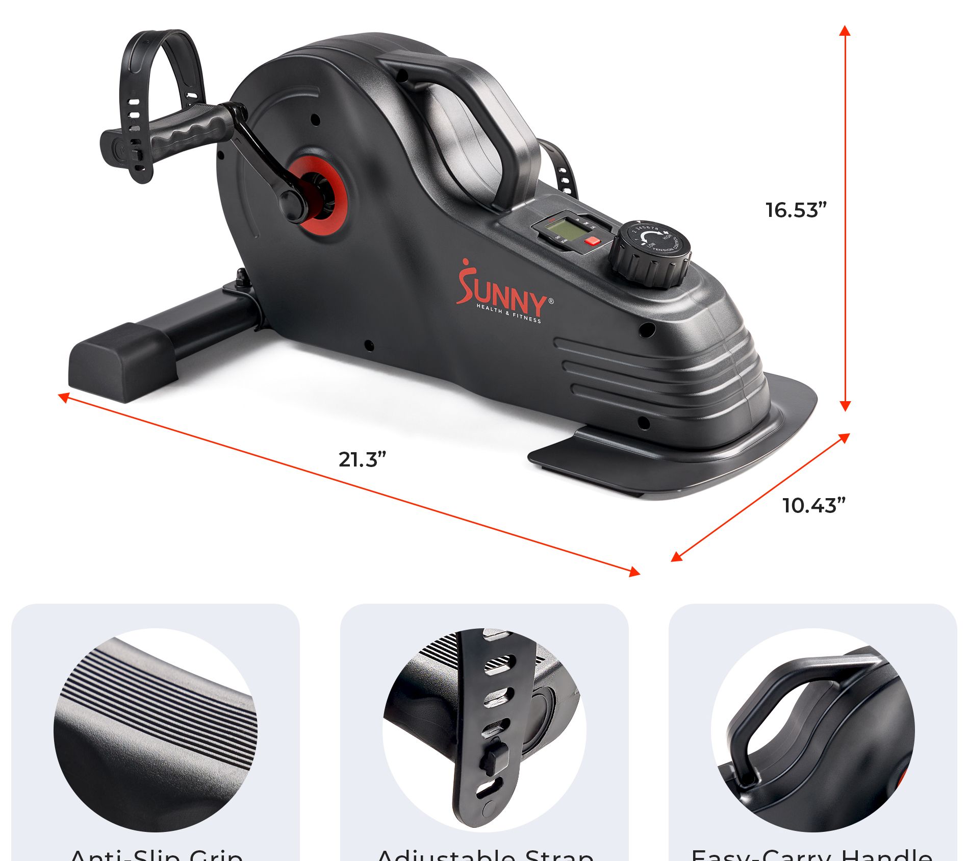 Sunny Dual-Motion Magnetic Mini Bike B0891 SMART