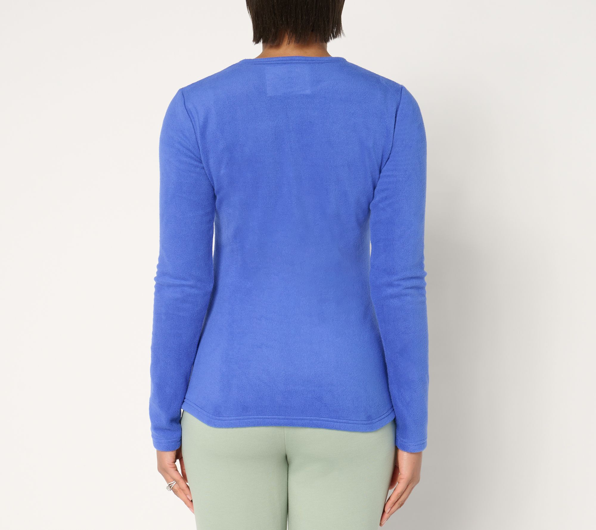 Cuddl Duds Base Layers Fleecewear with Stretch Long Sleeve Top