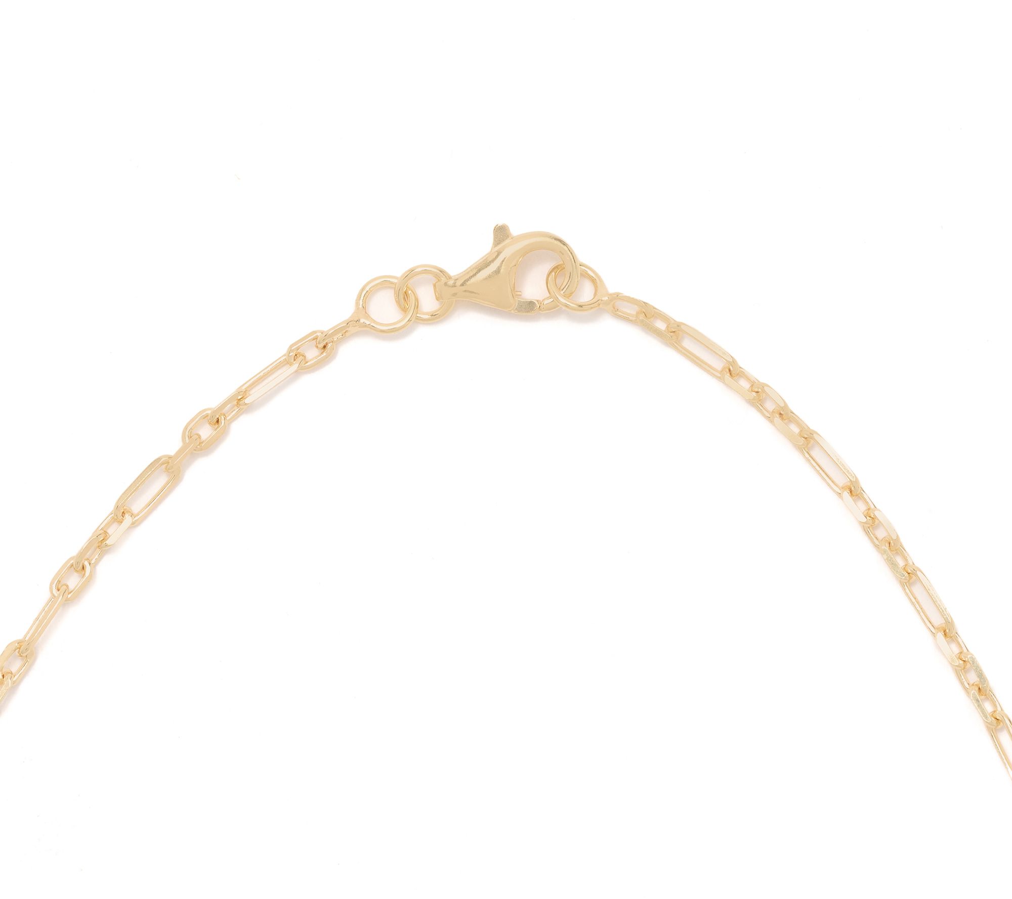 Silver Style Two-Tone Byzantine & Bead Necklace, Sterling Silver