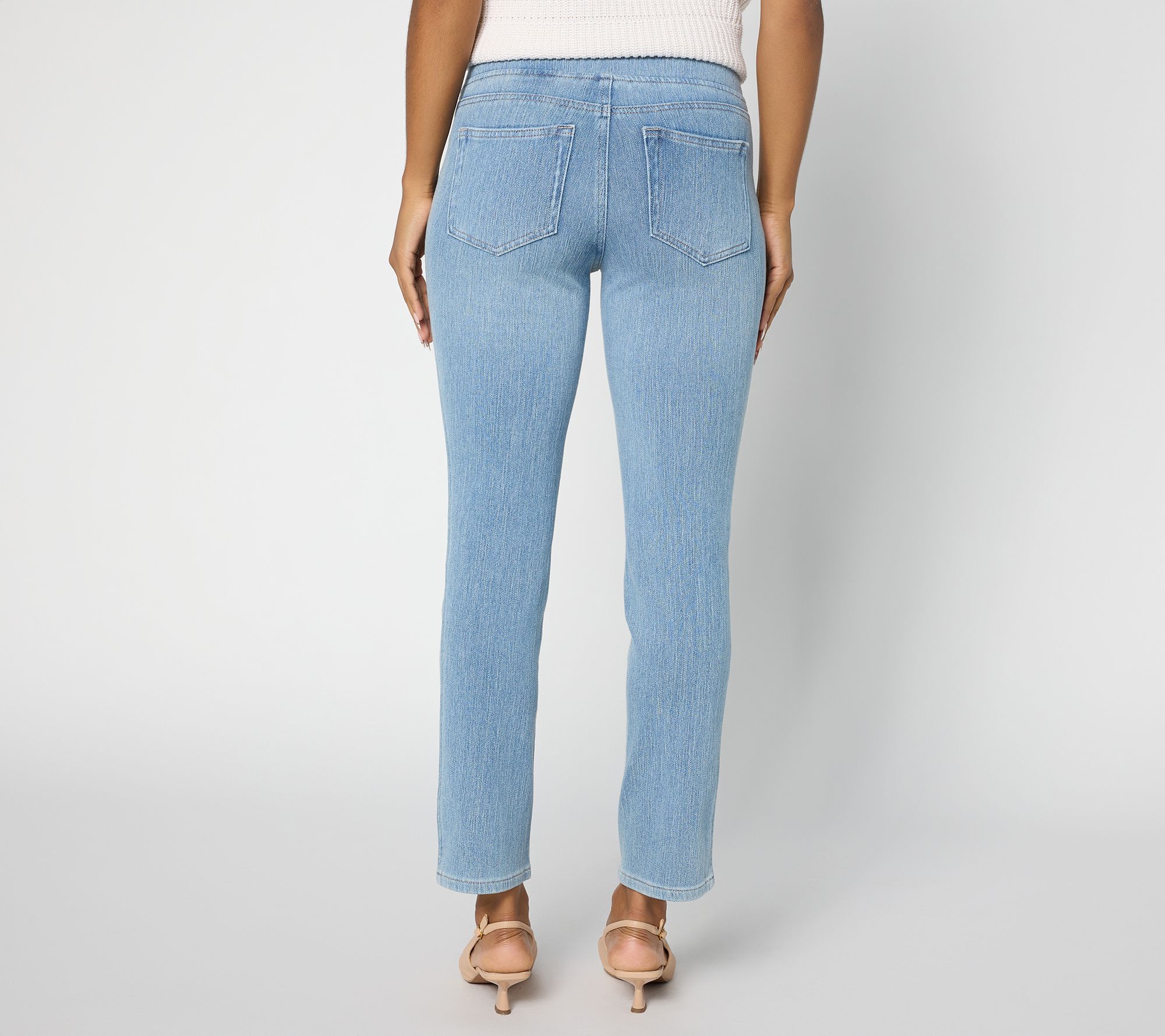 Belle by Kim Gravel Petite FlexiModal Bellesential Straight Jean