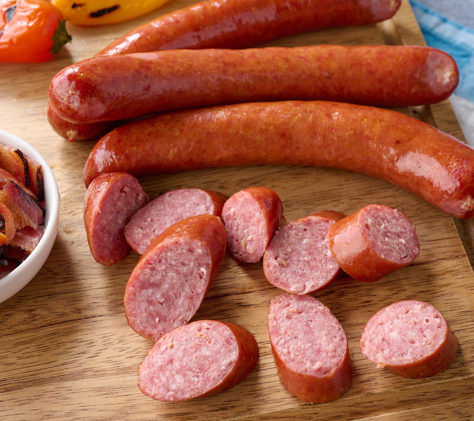 Stoltzfus Meats (3) 14-oz Packs Fully Cooked Pork Sausage Grillers