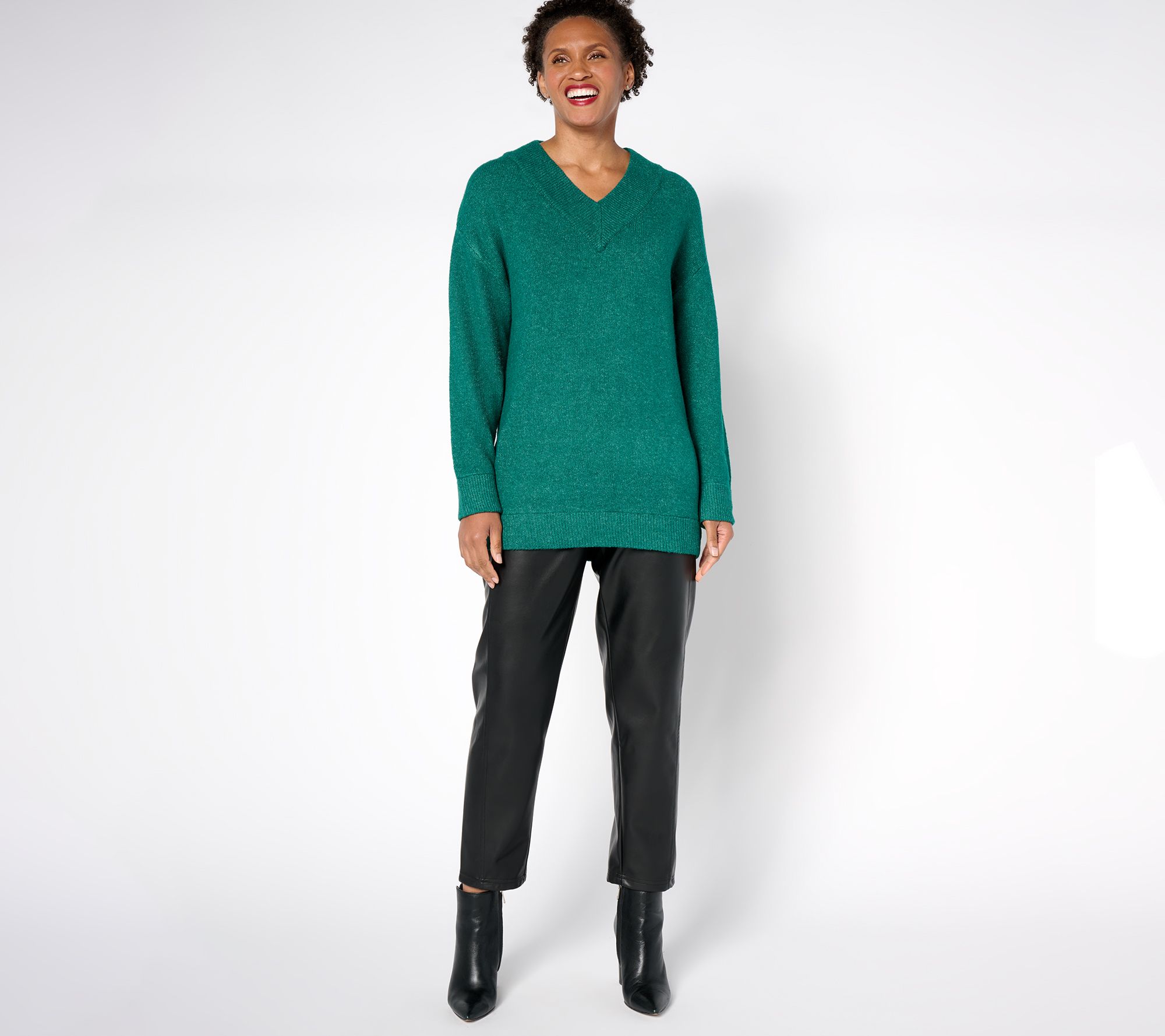 by Stacy London Relaxed V-Neck Sweater