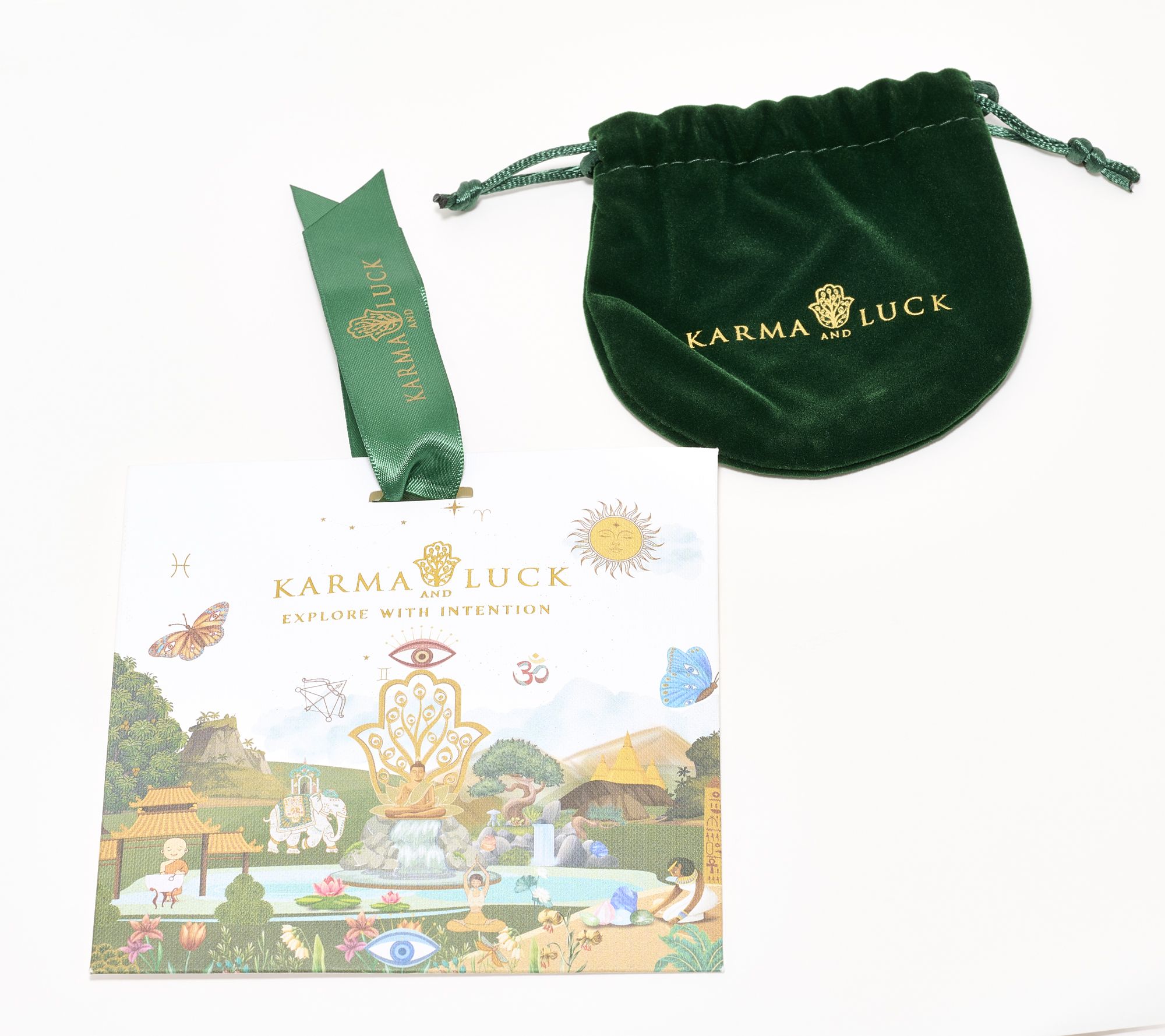 Karma and Luck Kalli Collection Multi Stone Necklace