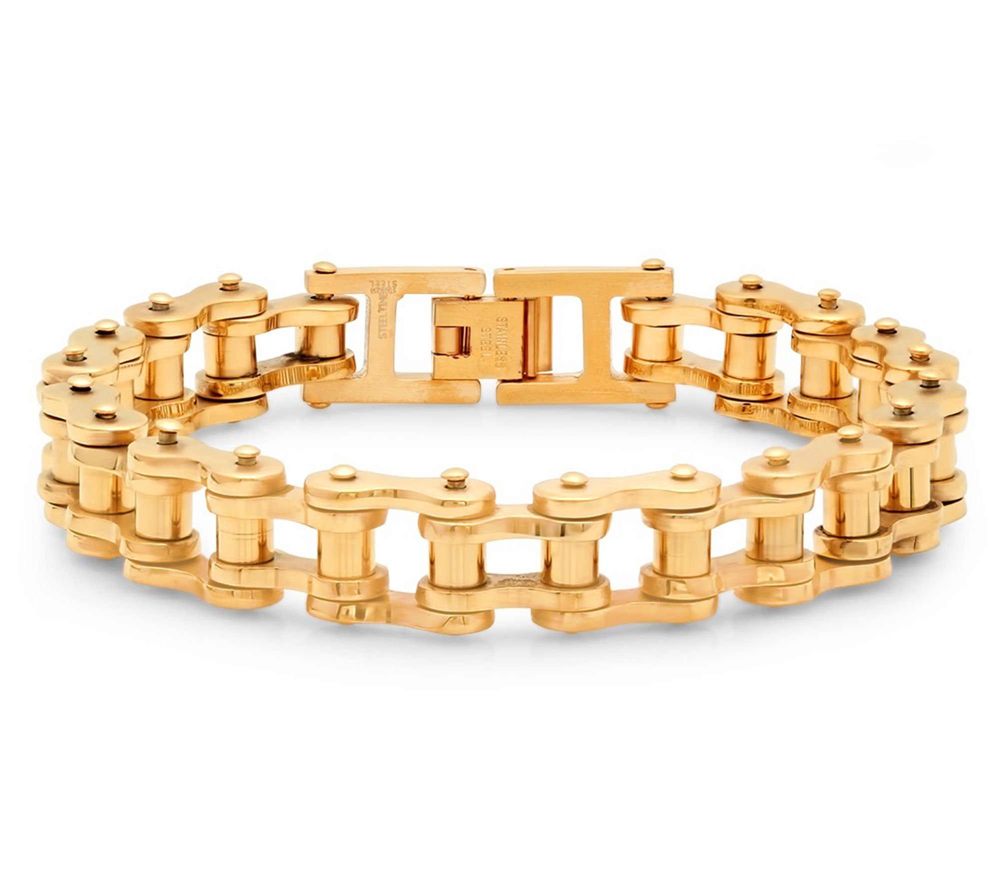 Steel By Design Men's Bicycle Chain Bracelet