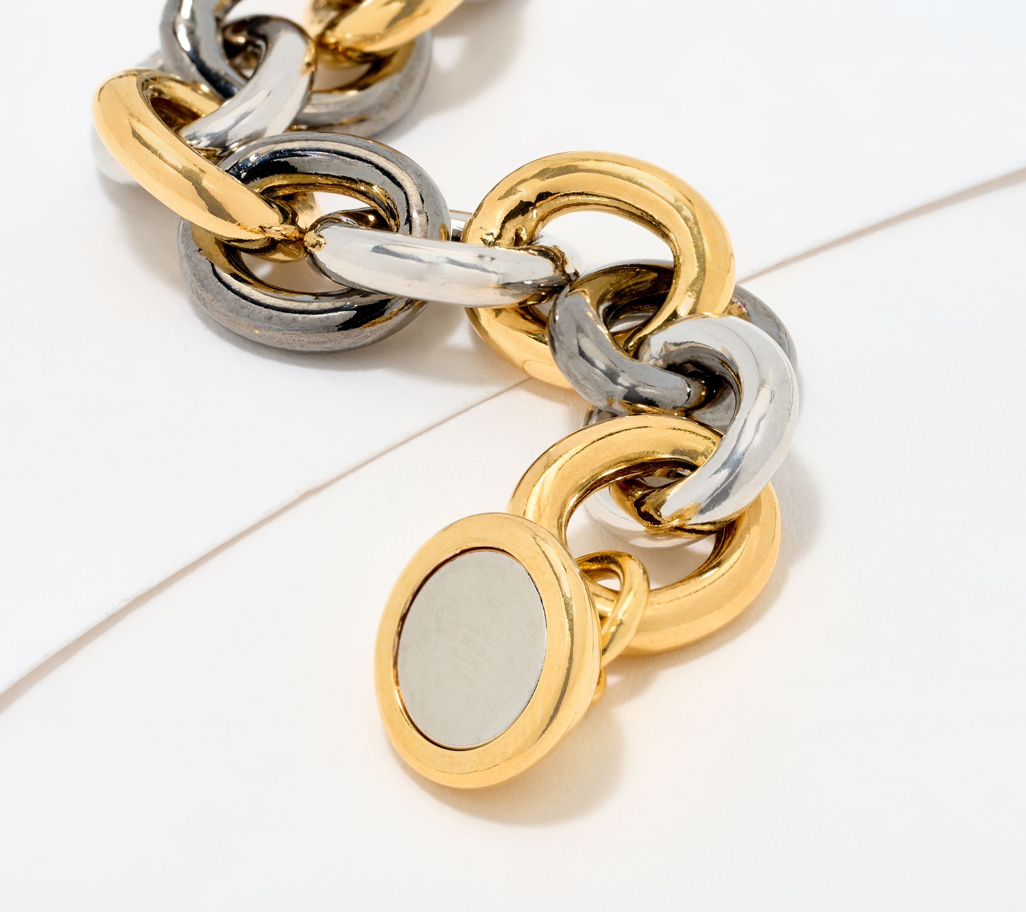 David Markstein Bronze Status Magnetic Rolo Bracelet