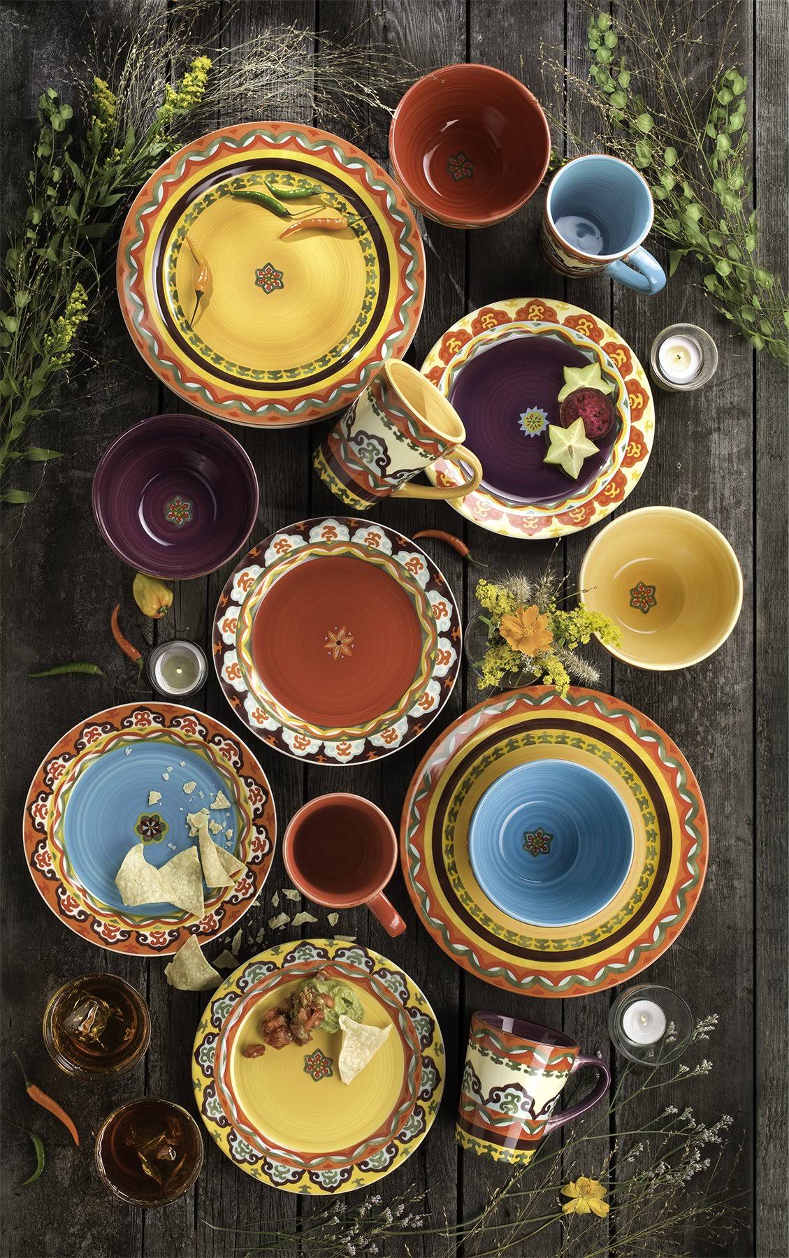 Euro Ceramica Galicia 16 Piece Dinnerware Set