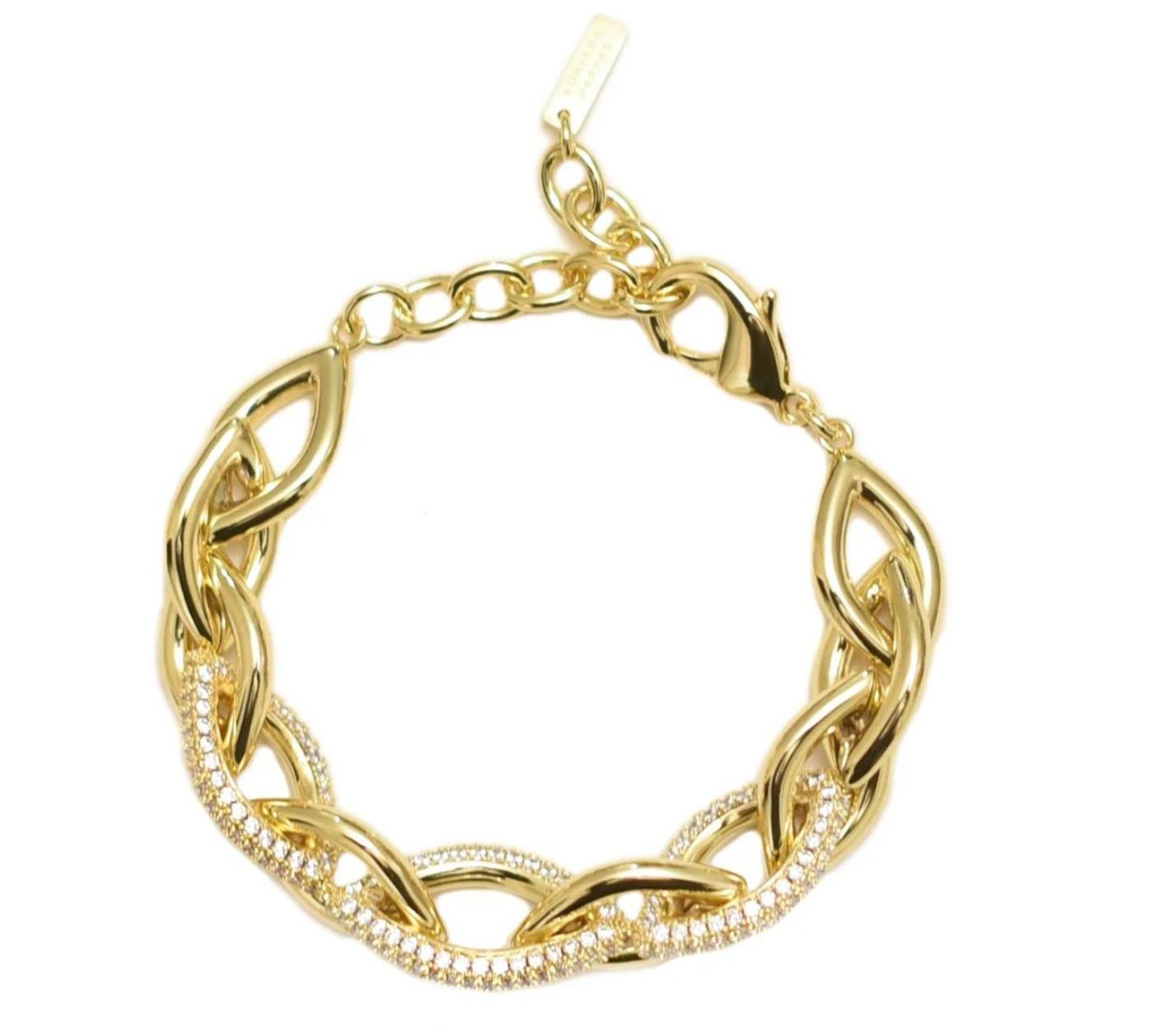 Adriana Pappas Designs Pave Link Bracelet
