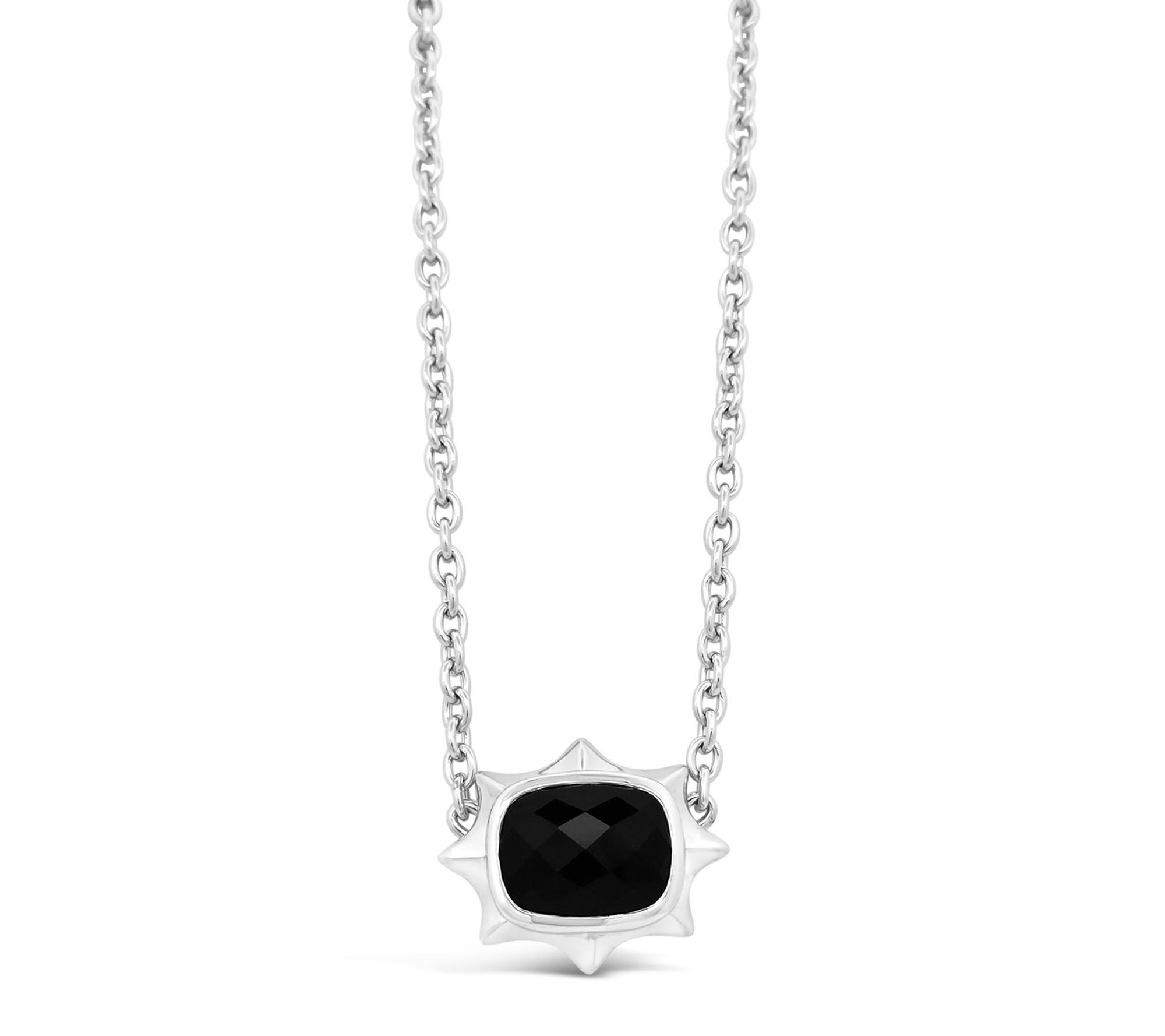 Margo Manhattan Sterling Silver Black Onyx EllaNecklace