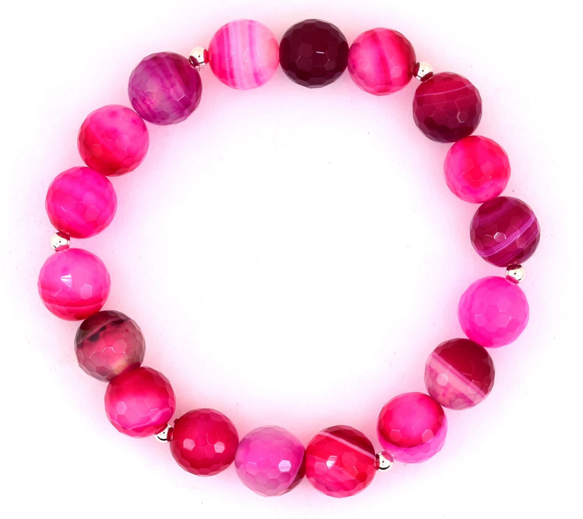 Chalcedony Bead Stretch Bracelet