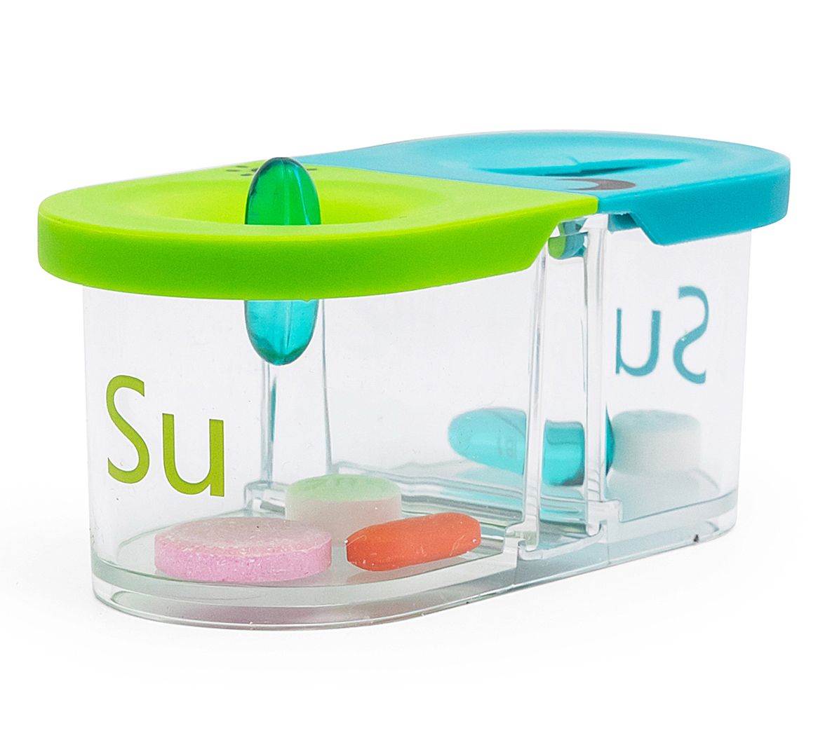 Sagely SMART XL Weekly Pill Organizer Set with Pouch